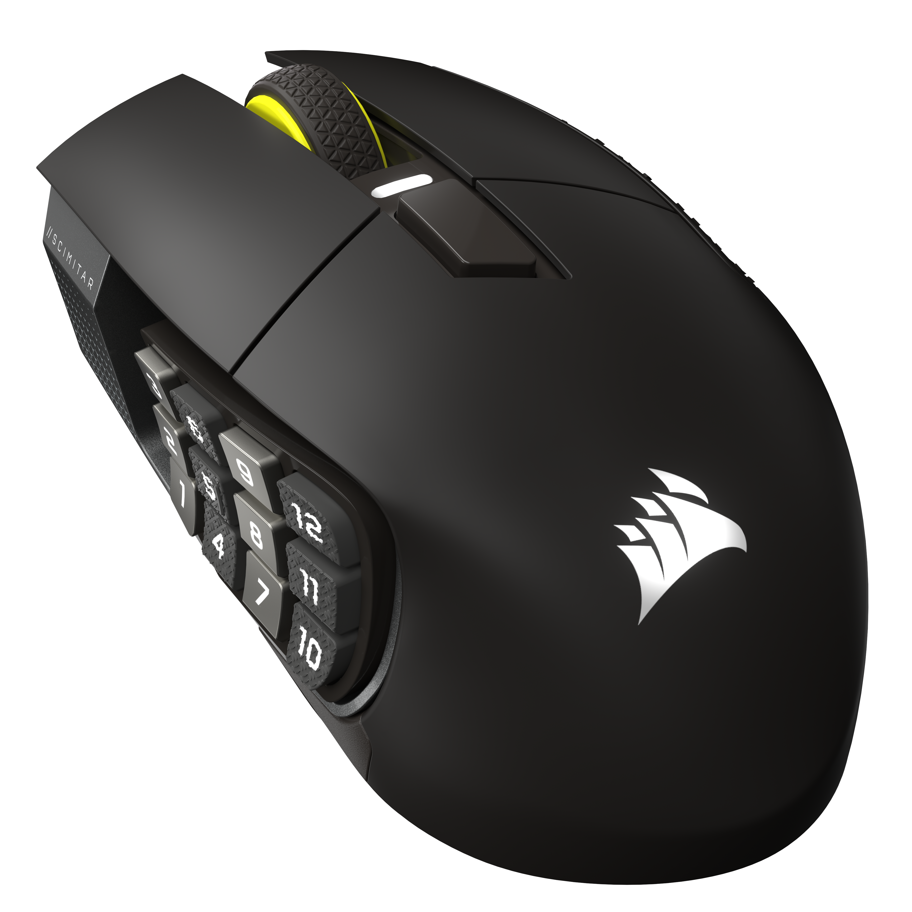 Corsair Scimitar Elite Wireless SE Mmo - Gun Metal - Gaming Maus (Schwarz)