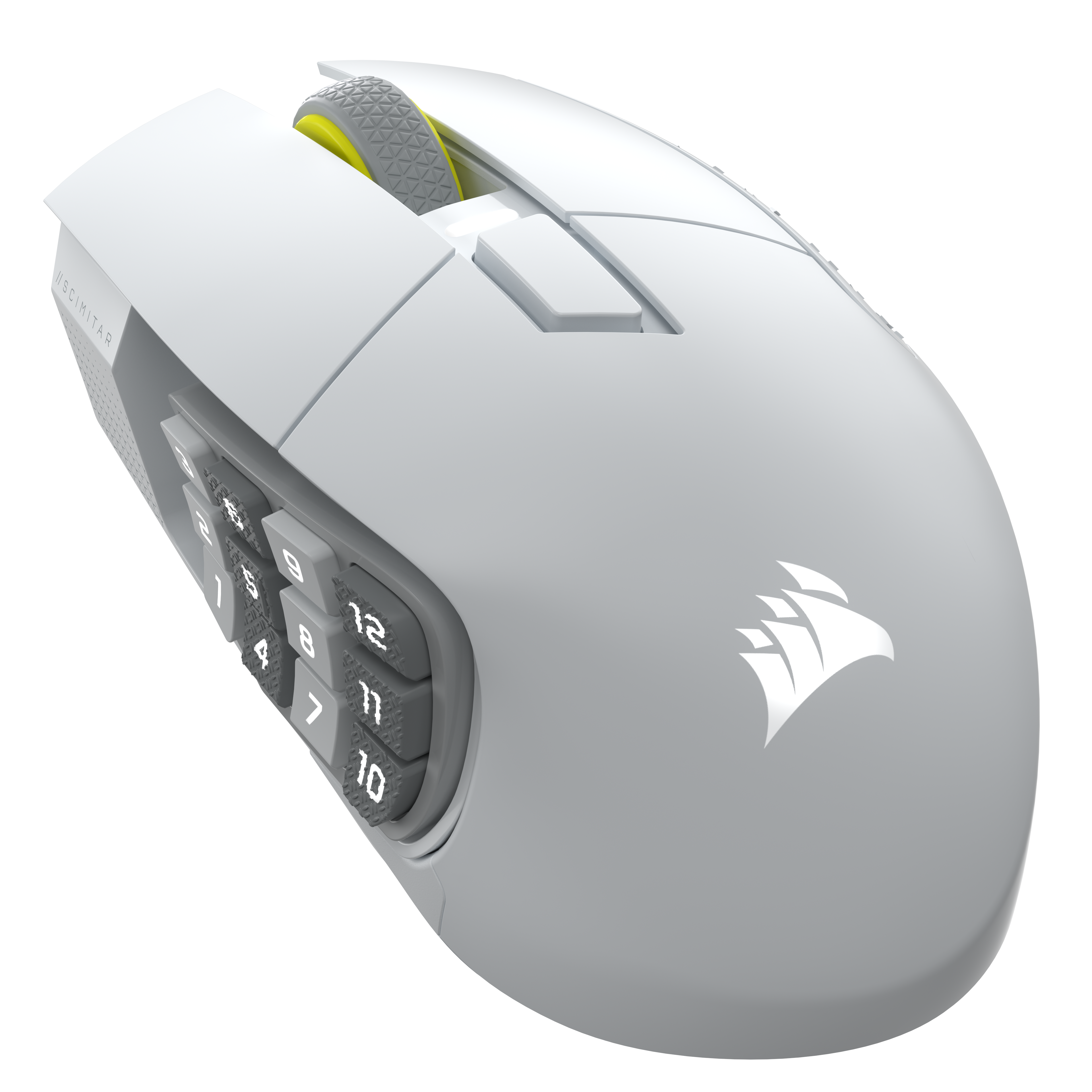 Corsair Scimitar Elite Wireless SE Mmo - White - Gaming Maus (Weiß) Ch-9314011-ww