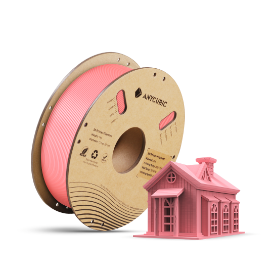 Anycubic Pla Basic 1.75 mm 1 KG Pink - Filament 3D Drucker Hellrot Ahplsp-103