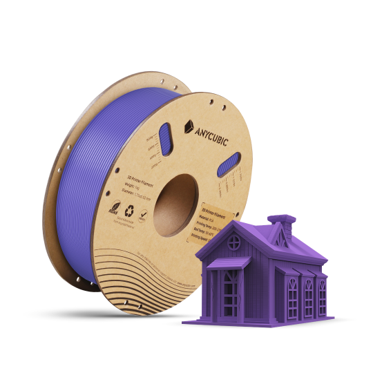 Anycubic Pla Basic 1.75 mm 1 KG Purple - Filament 3D Drucker