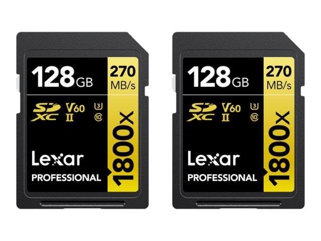 Lexar Professional Gold Series - Flash Memory Card - 128 GB - Sdxc Uhs-ii - Speicherkarten Lsd1800128g-b2nng