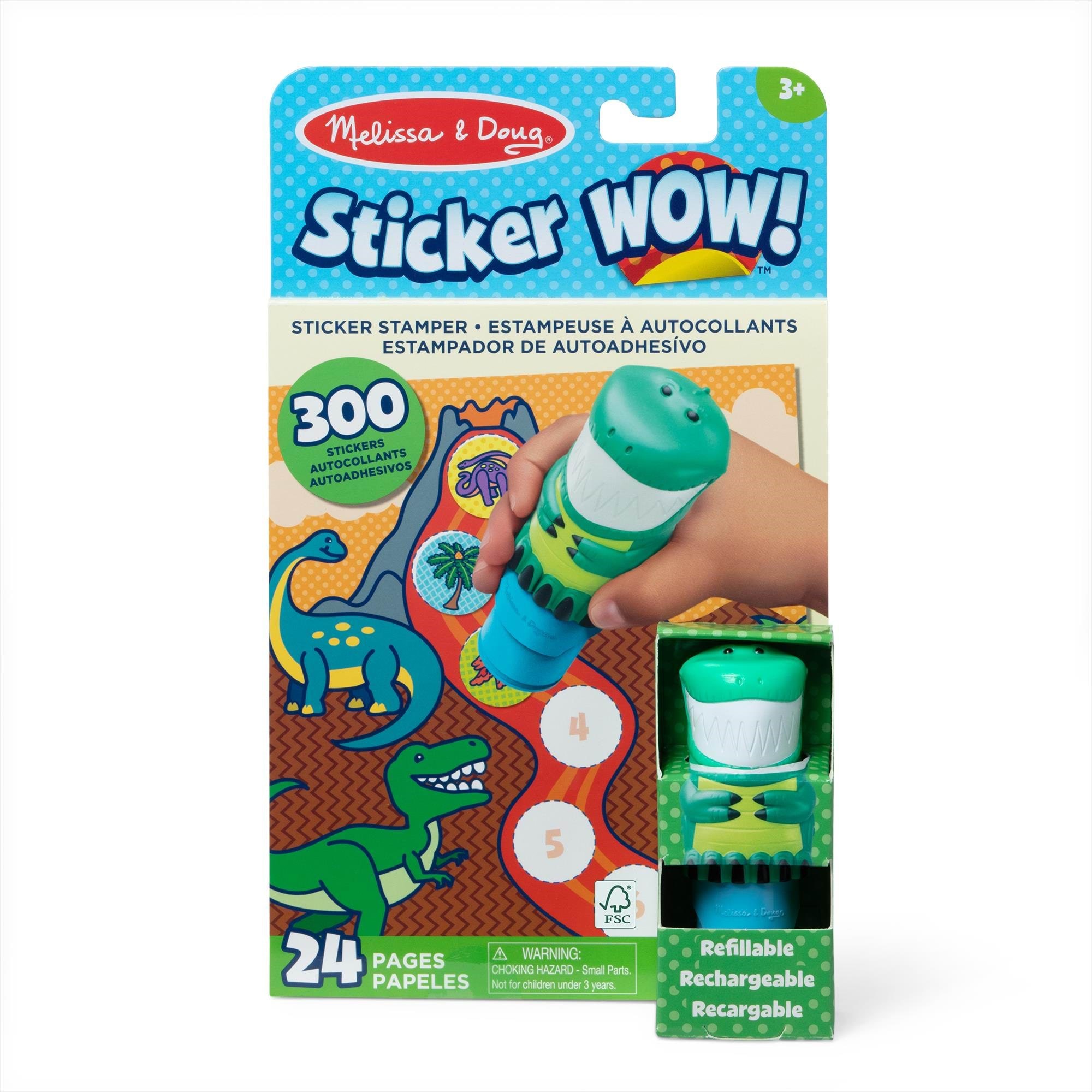 Melissa & Doug Sticker Wow! Dinosaur - Kreativ Spiele 32012