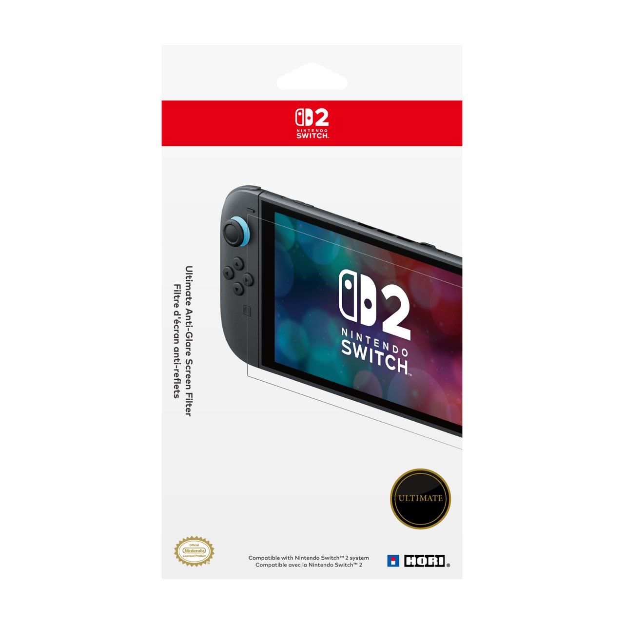 Hori Ultimate Anti-glare Screen Filter - Displayschutzfolie - Nintendo Switch 2 - Gaming Zubehoer