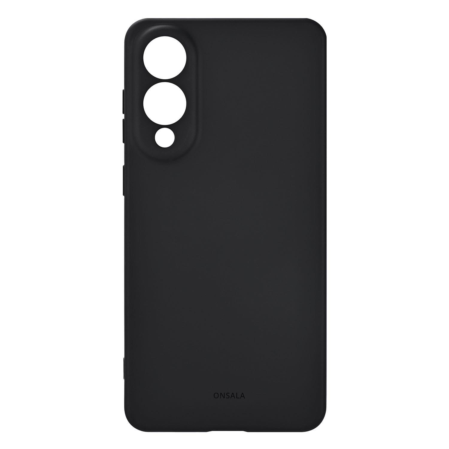 Onsala Phone Case Samsung S25 Edge Back Silicone Touch Black - Handys Cover Cases