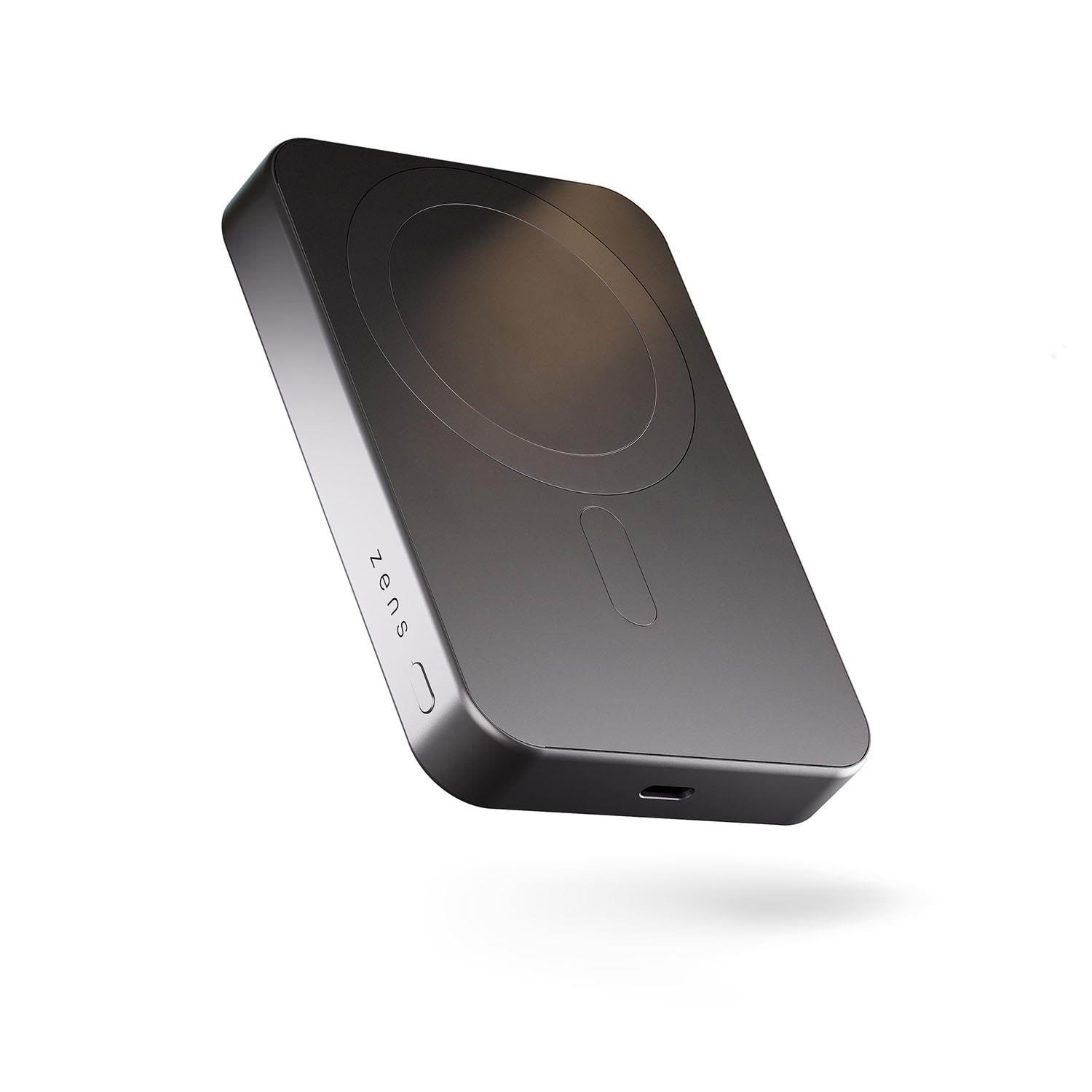 Zens Slim Qi2 Aluminium Powerbank 10.000 Mah - Black - 10000 Mah - Powerbank Akku