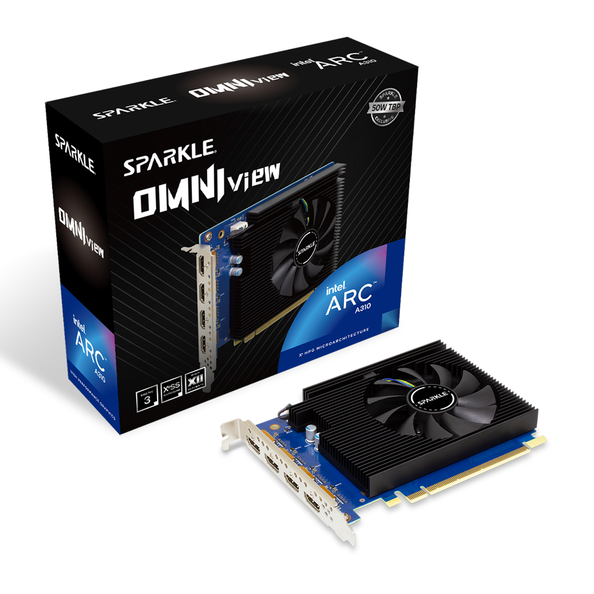Sparkle Arc A310 Omni View - 4gb Gddr6 Ram - Grafikkarte
