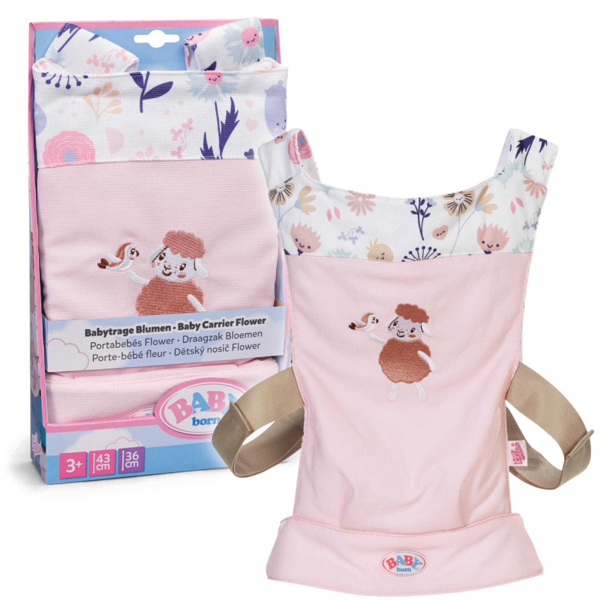 Baby Born Baby Carrier Flower - Dolls Accessories 837917