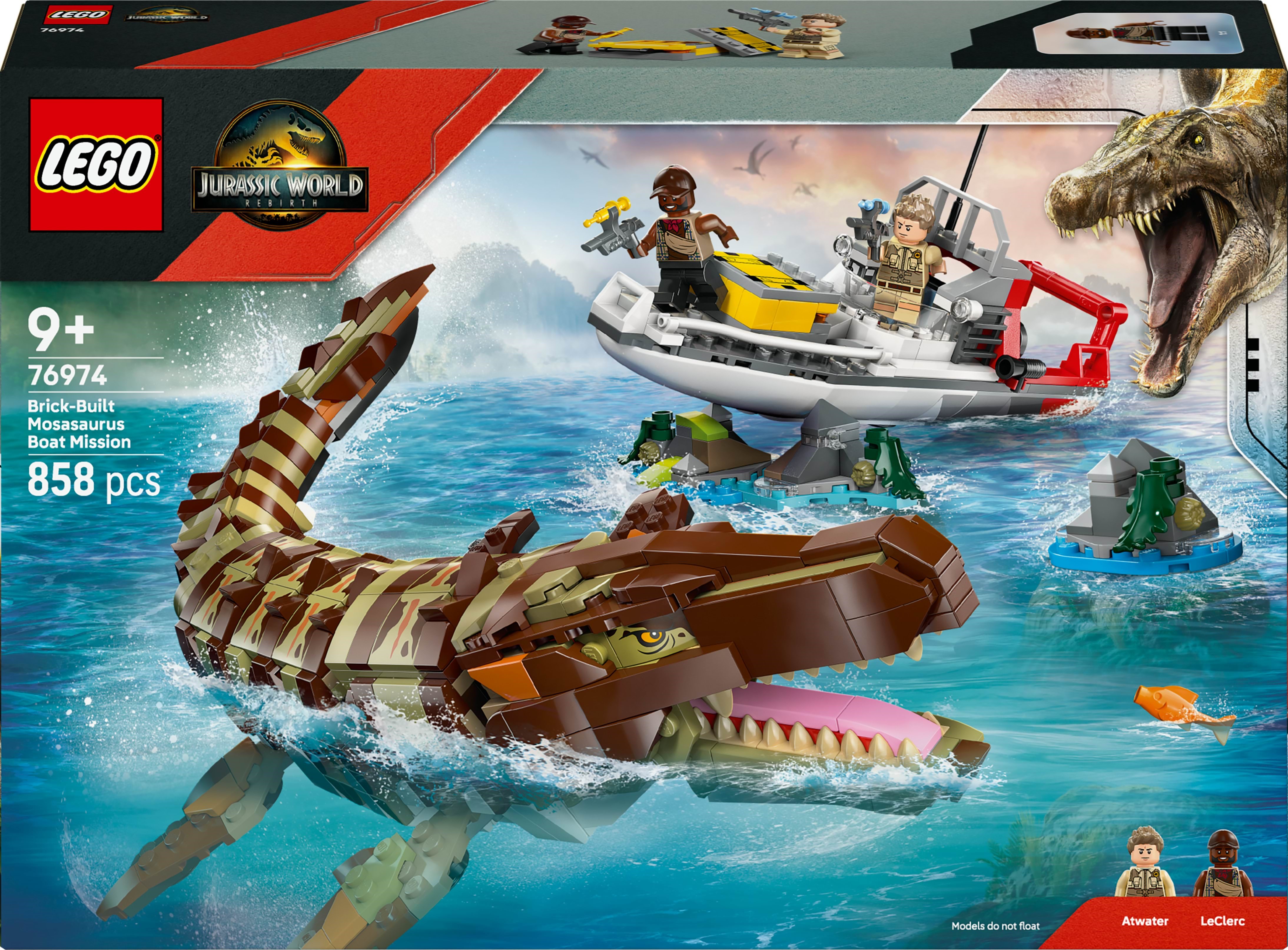 Lego Jurassic World 76974 Mosasaurier: Die Bootmission