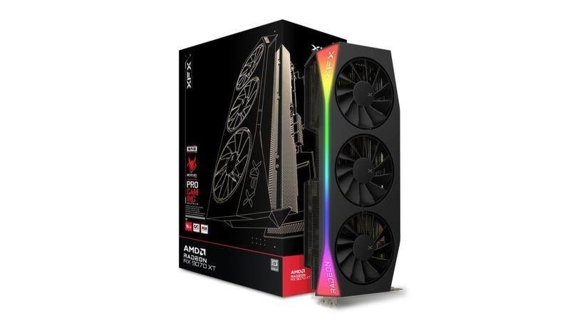 Xfx Radeon RX 9070 XT Mercury OC Black - 16gb Gddr6 Ram - Grafikkarte