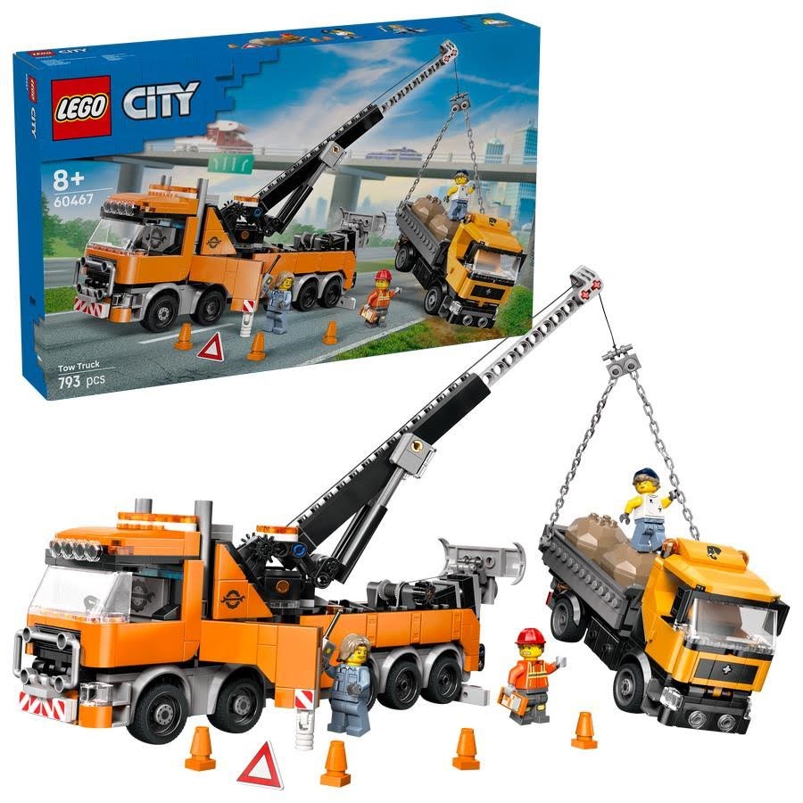 Lego City 60467 Schwerlast-abschleppwagen Mit Kran