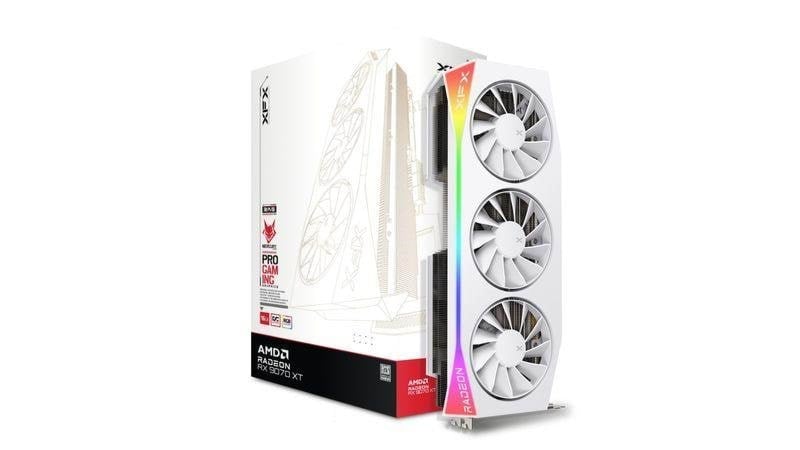 Xfx Radeon RX 9070 XT Mercury OC White - 16gb Gddr6 Ram - Grafikkarte