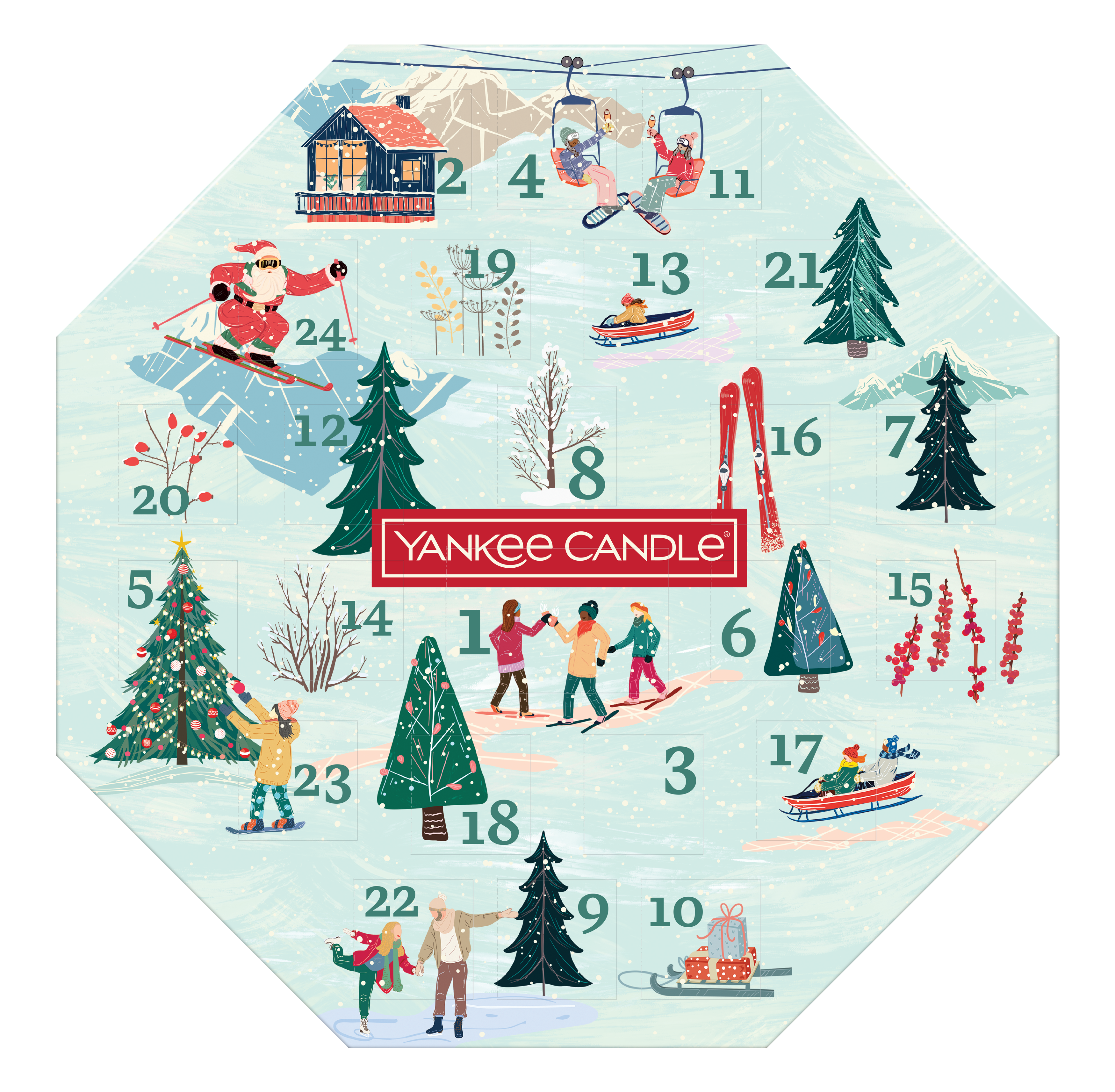 Yankee Candle Advent Wreath - Aw26 - Adventskalender