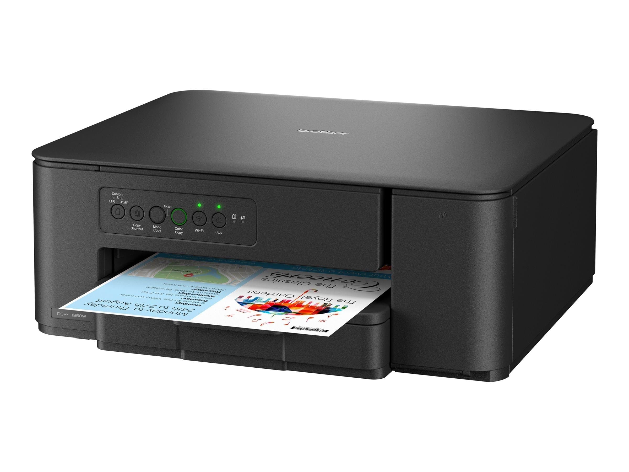 Brother Dcp-j1260w - Multifunction Drucker - Colour Multifunktion - Farbe - Tinte - Drucker Dcpj1260wre1- Drucker
