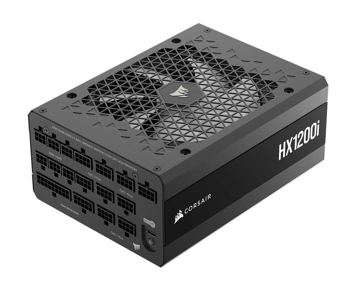 Corsair Hxi Series Hx1200i Netzteile - 1200 Watt - 140 mm - Atx - 80 Plus Platinium Schwarz Cp-9020307-eu