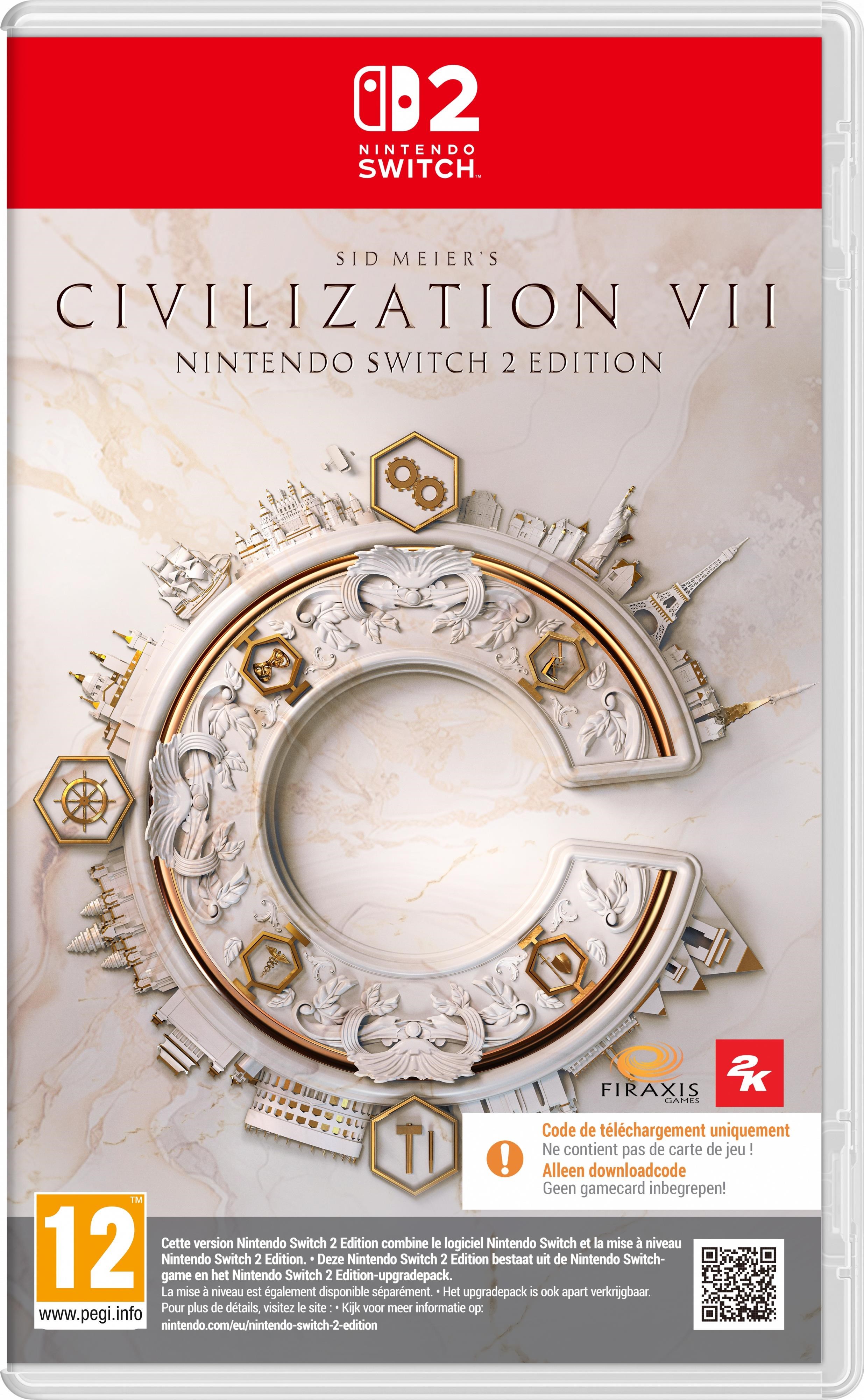 Civilization Vii (Code in a Box) - Nintendo Switch 2 - Strategie - Pegi 12 - Spiele