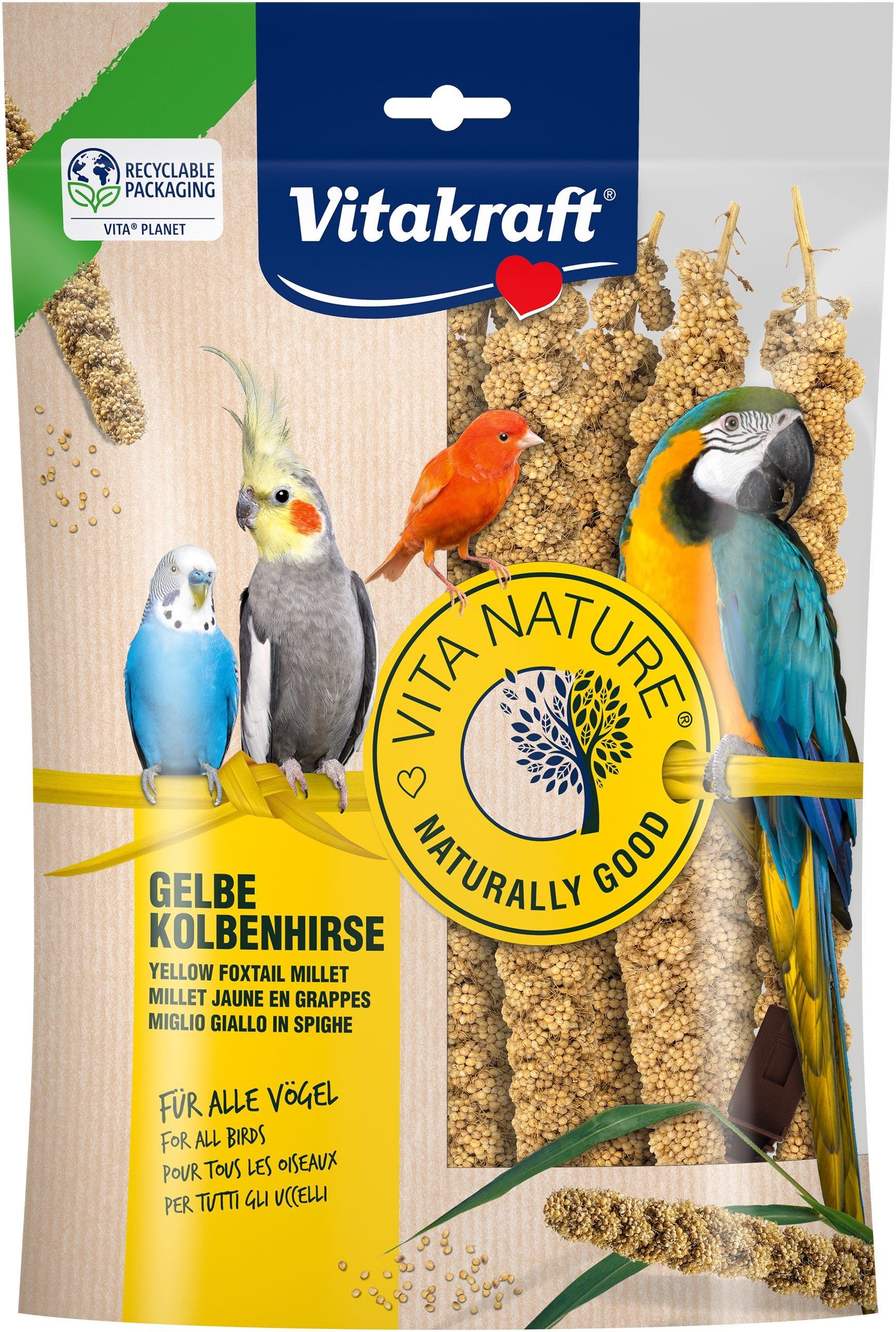 Vitakraft - Vita Nature Millet Cobs 300 g - Essen Snacks Vitamine