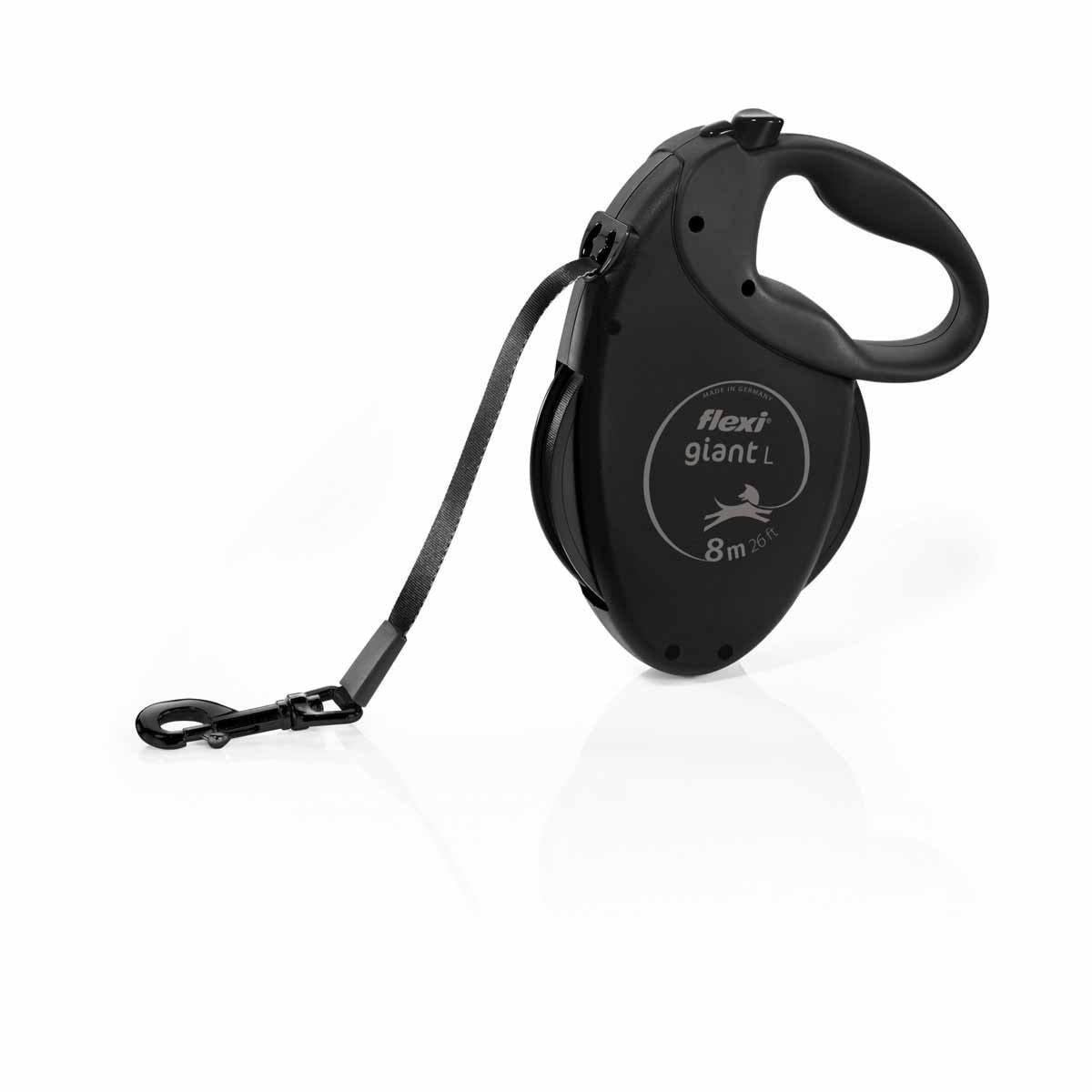 Flexi - Leash Giant L Black Edition - 50kg - 8m - Hunde 600.7783