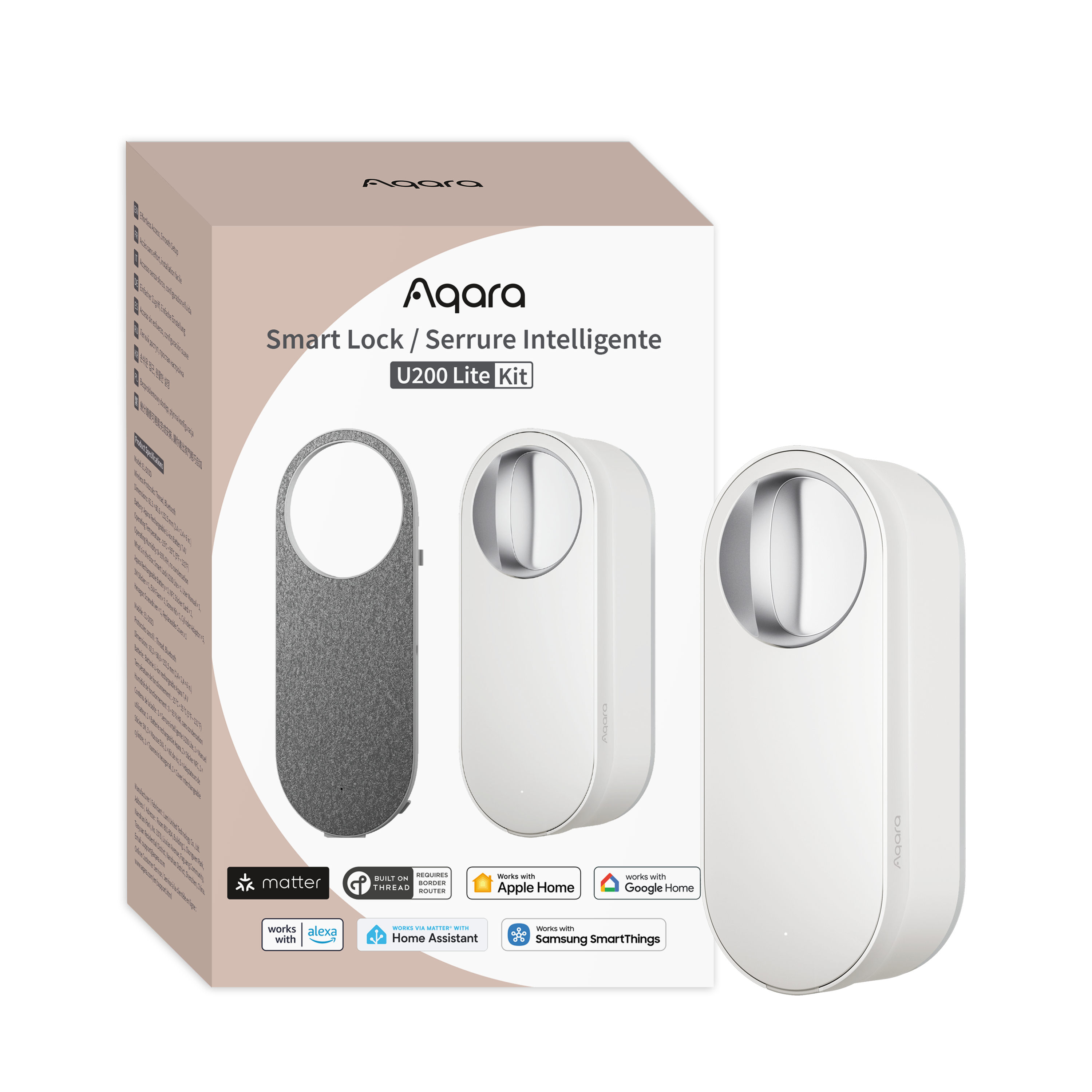 Aqara Smart Lock U200 Lite Kit - White - Smart Home