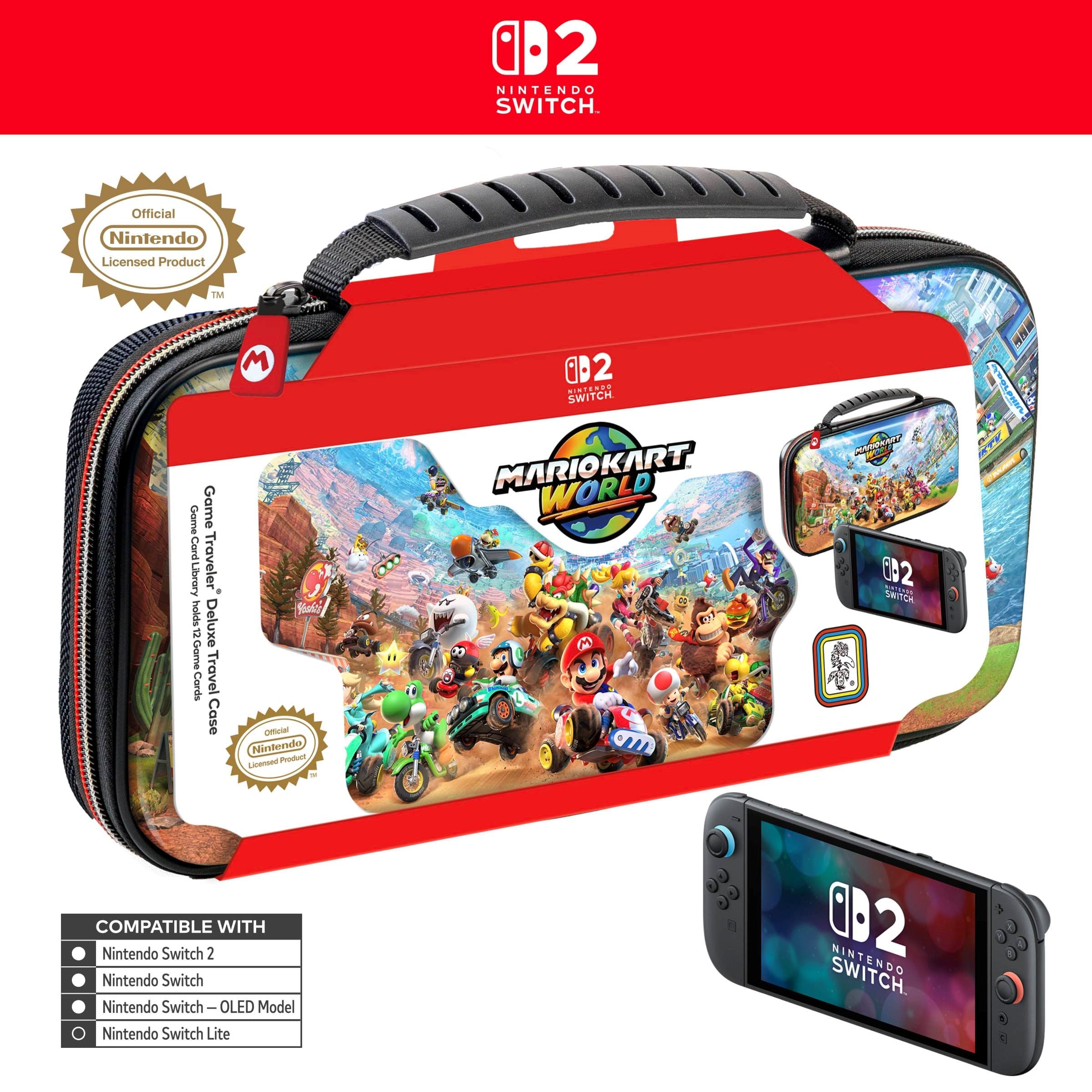 Nintendo Ns2 Deluxe Travel Case Ns212 (Mario Kart World) - Bag - Nintendo Switch 2 - Gaming Zubehoer 0663293113682