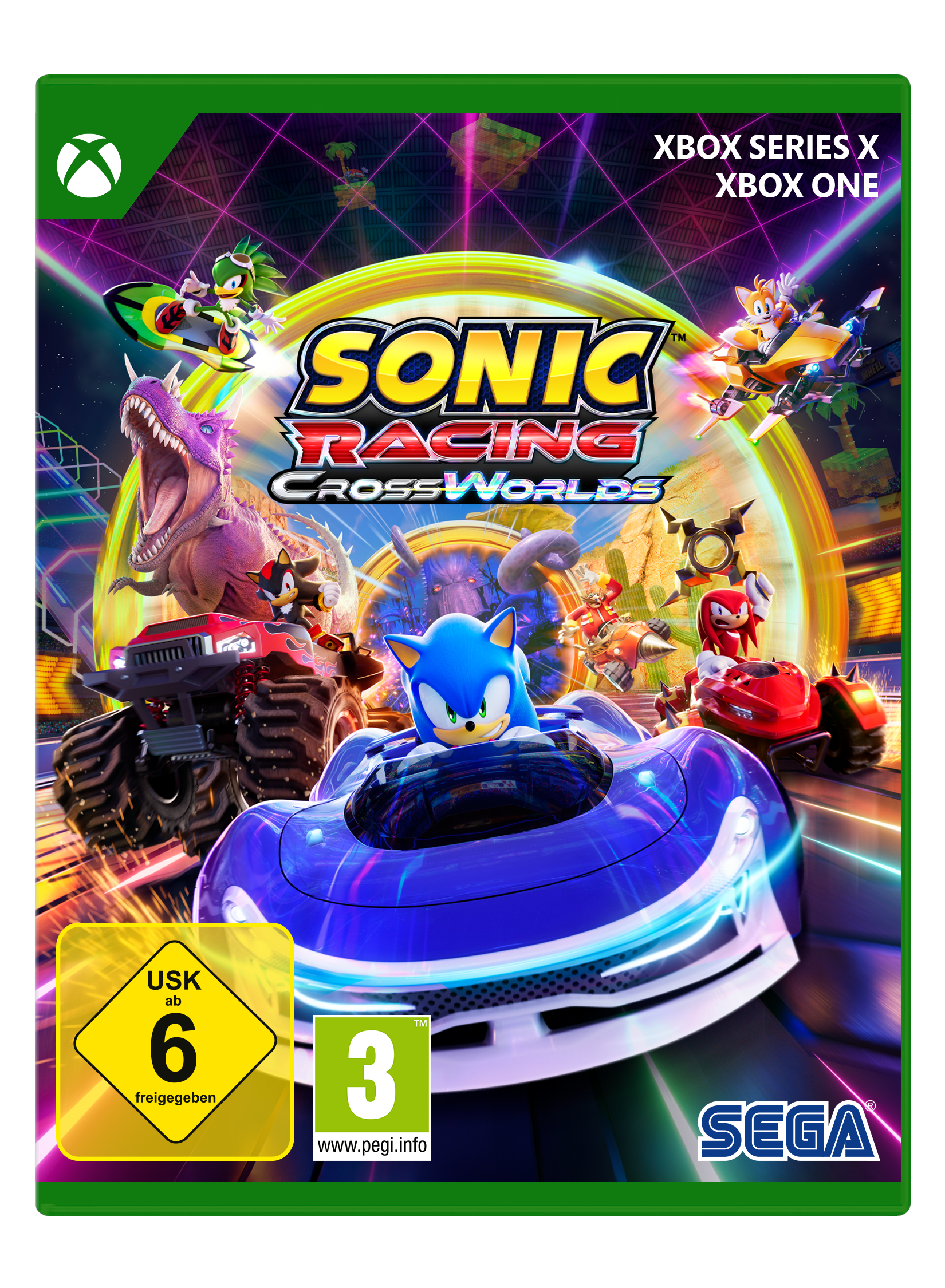Sonic Racing: Crossworlds - Microsoft Xbox Series X - Rennspiel - Pegi 3 - Spiele