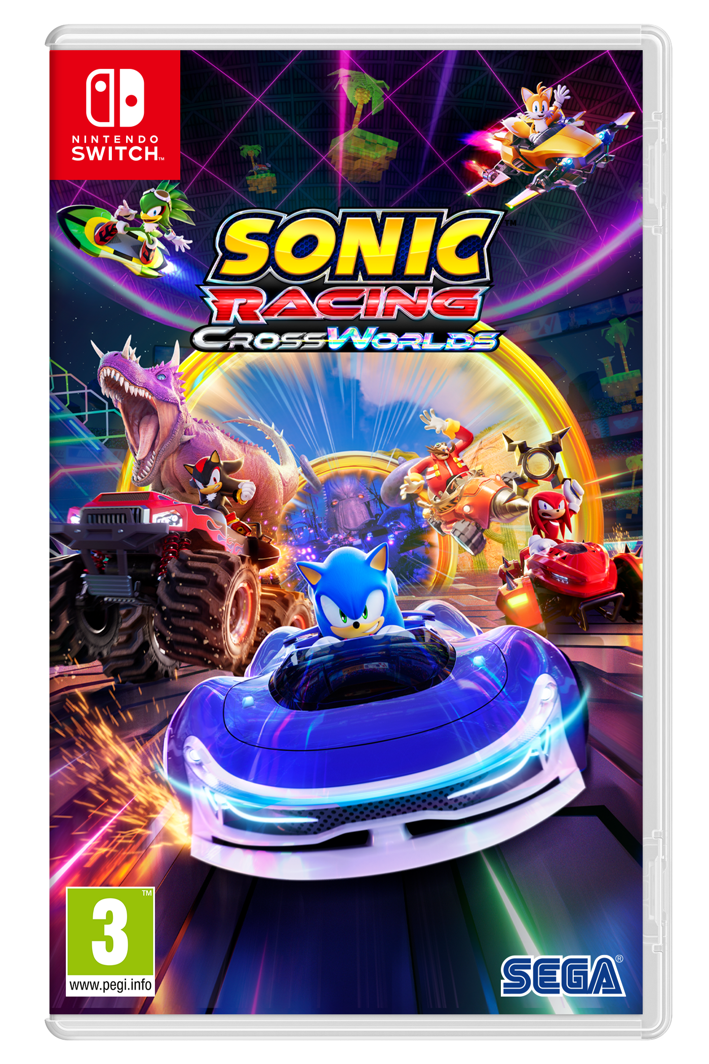 Sonic Racing: Crossworlds - Nintendo Switch - Rennspiel - Pegi 3 - Spiele 5055277056286