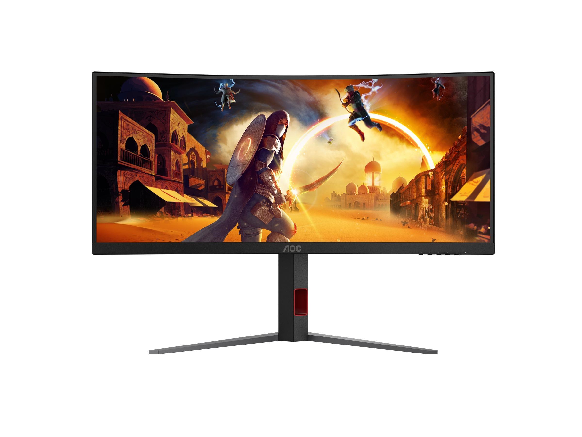 34" Aoc Cu34g4z - 3440x1440 (Uwqhd) - 240hz - VA - Bildschirm Red