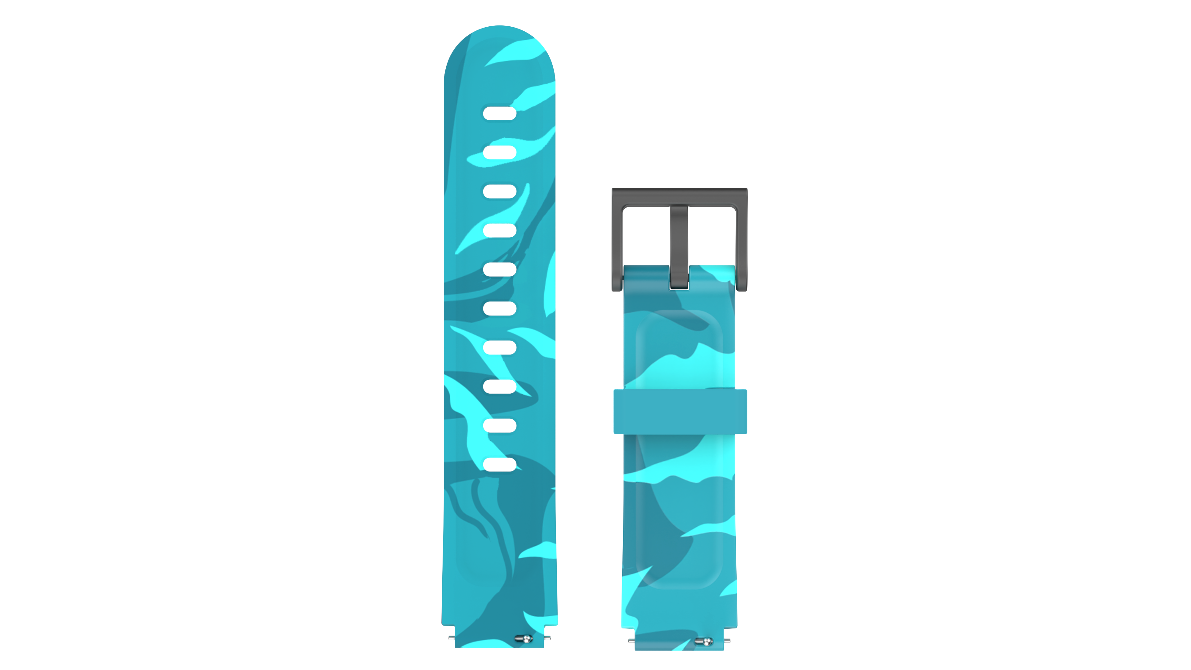 Xplora Xgo3 Strap - Turquoise Dinosaur - Smartwatch Accessories