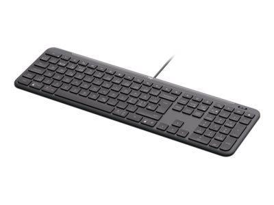 Logitech Signature Slim Wired K620 For Business - Tastatur - Dänisch/norwegisch/schwedisch/finnisch - Grau - Tastaturen