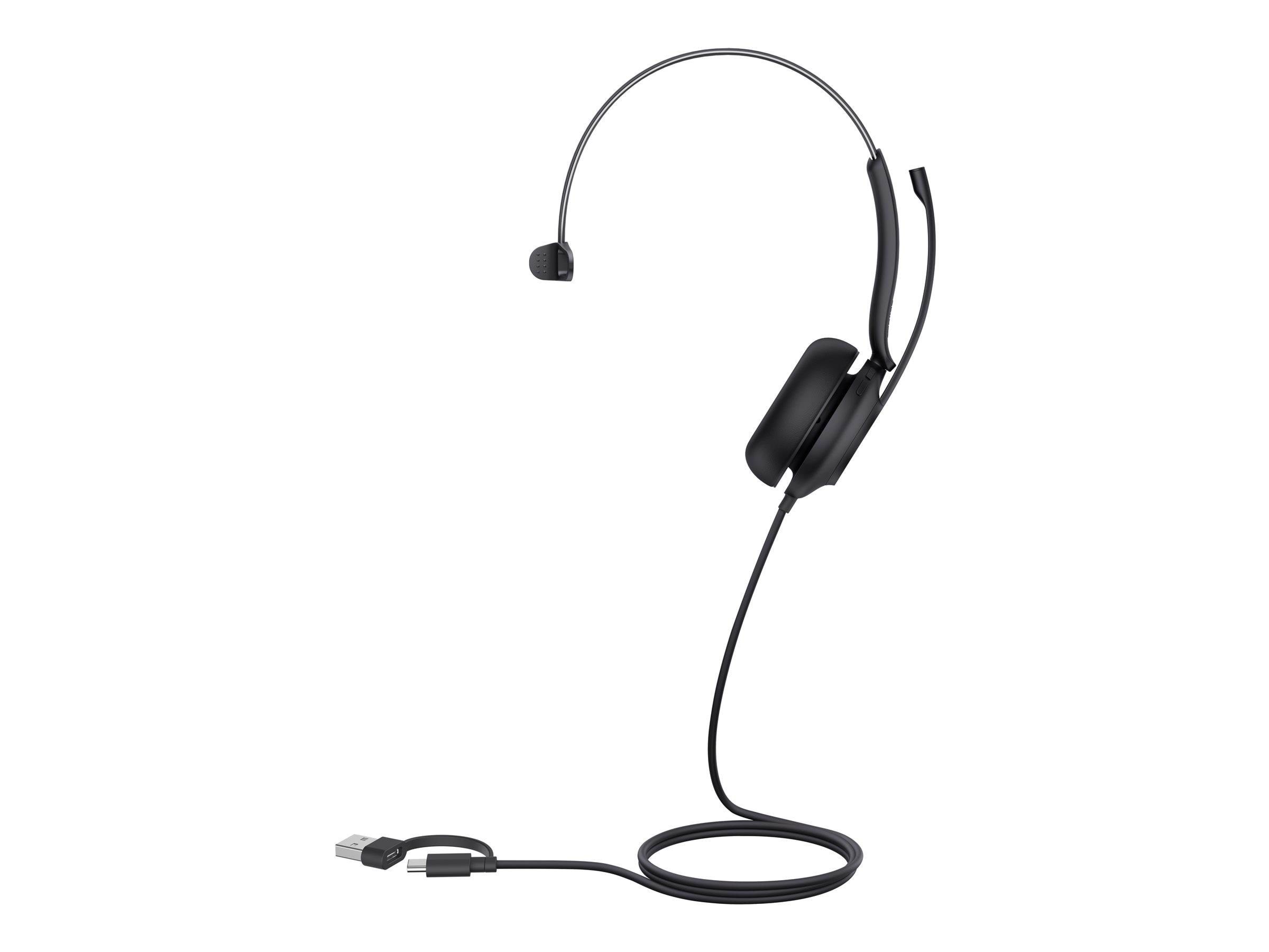 Kopfhörer - Yealink Uh35 Mono - Teams - Usb-c/a - Kopfhoerer/headsets