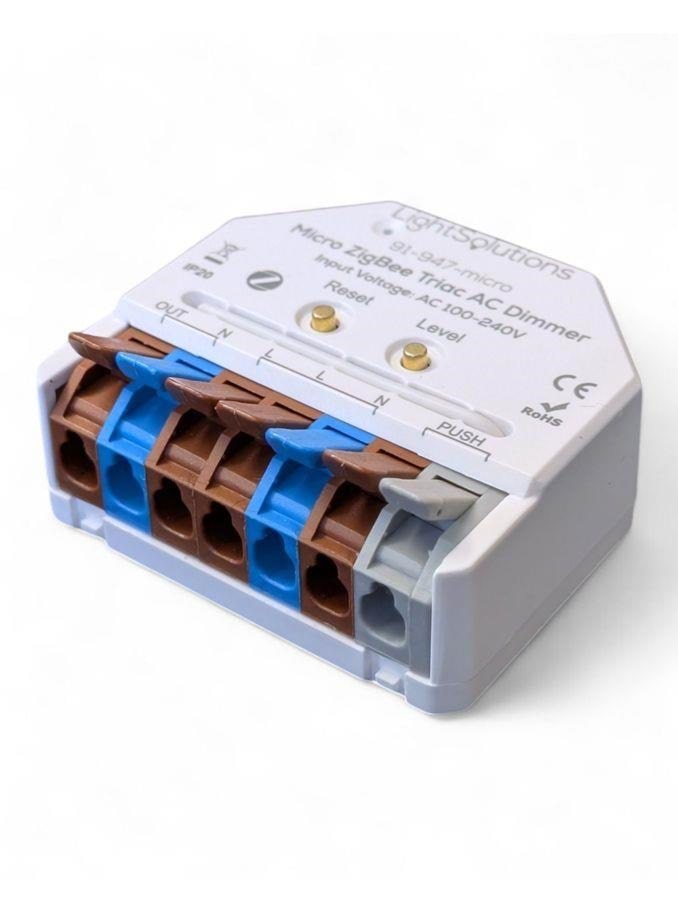 Light Solutions Micro Zigbee Triac Dimmer - 200w - Smart Home