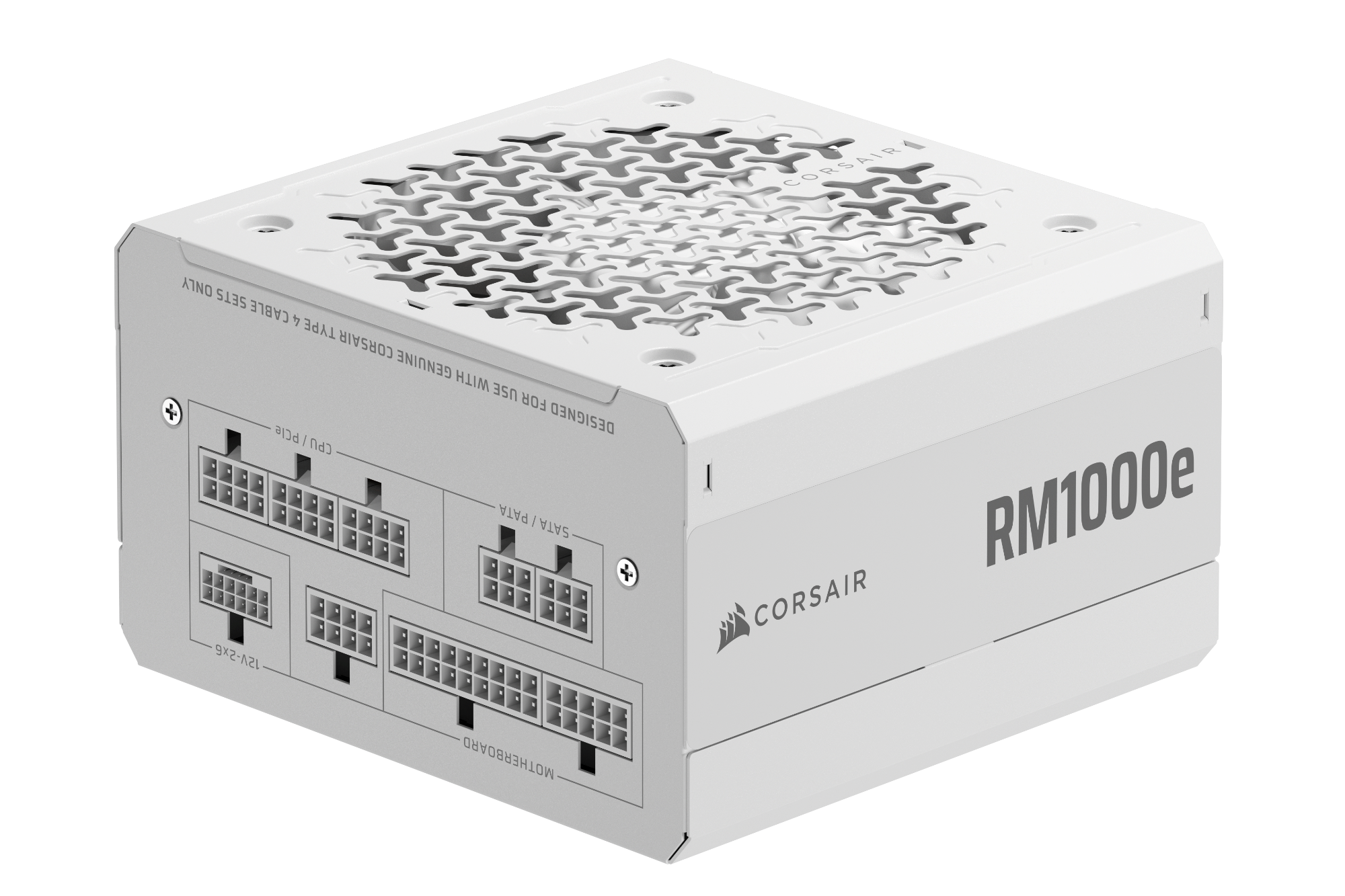 Corsair Rme Series Rm1000e (2025) Netzteile - 1000 Watt - 120 mm - Atx - 80 Plus Gold Zertifiziert Weiß Cp-9020294-eu
