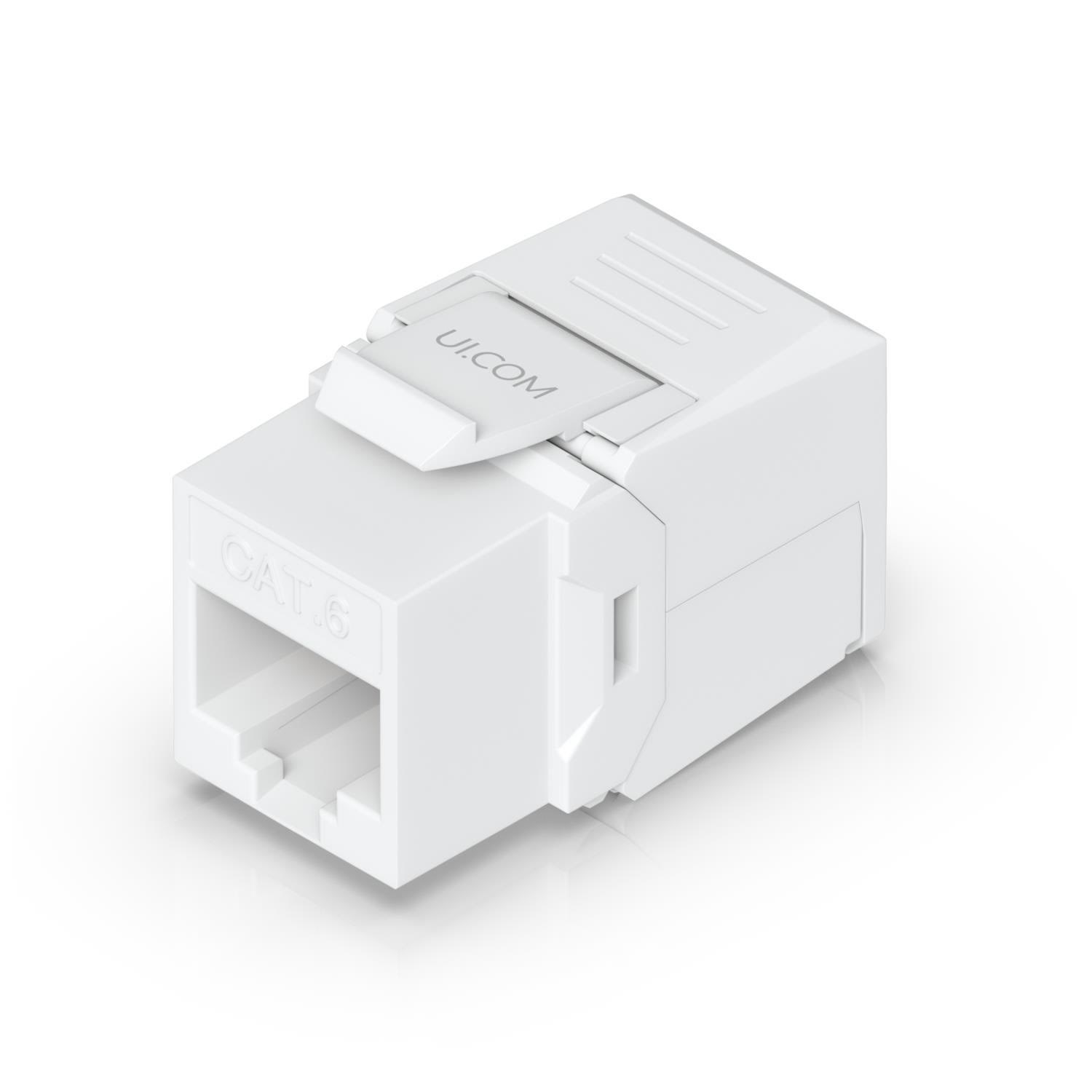Ubiquiti Unifi Cat6 Keystone Jack (12-pack) - Weiß - Netzwerk Kabel Uacc-keystone-jack-c6