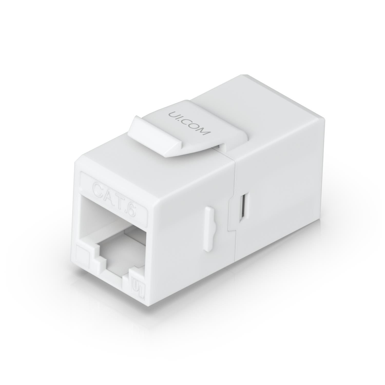 Ubiquiti Unifi Cat6 Keystone Coupler (12-pack) - Weiß - Netzwerk Kabel