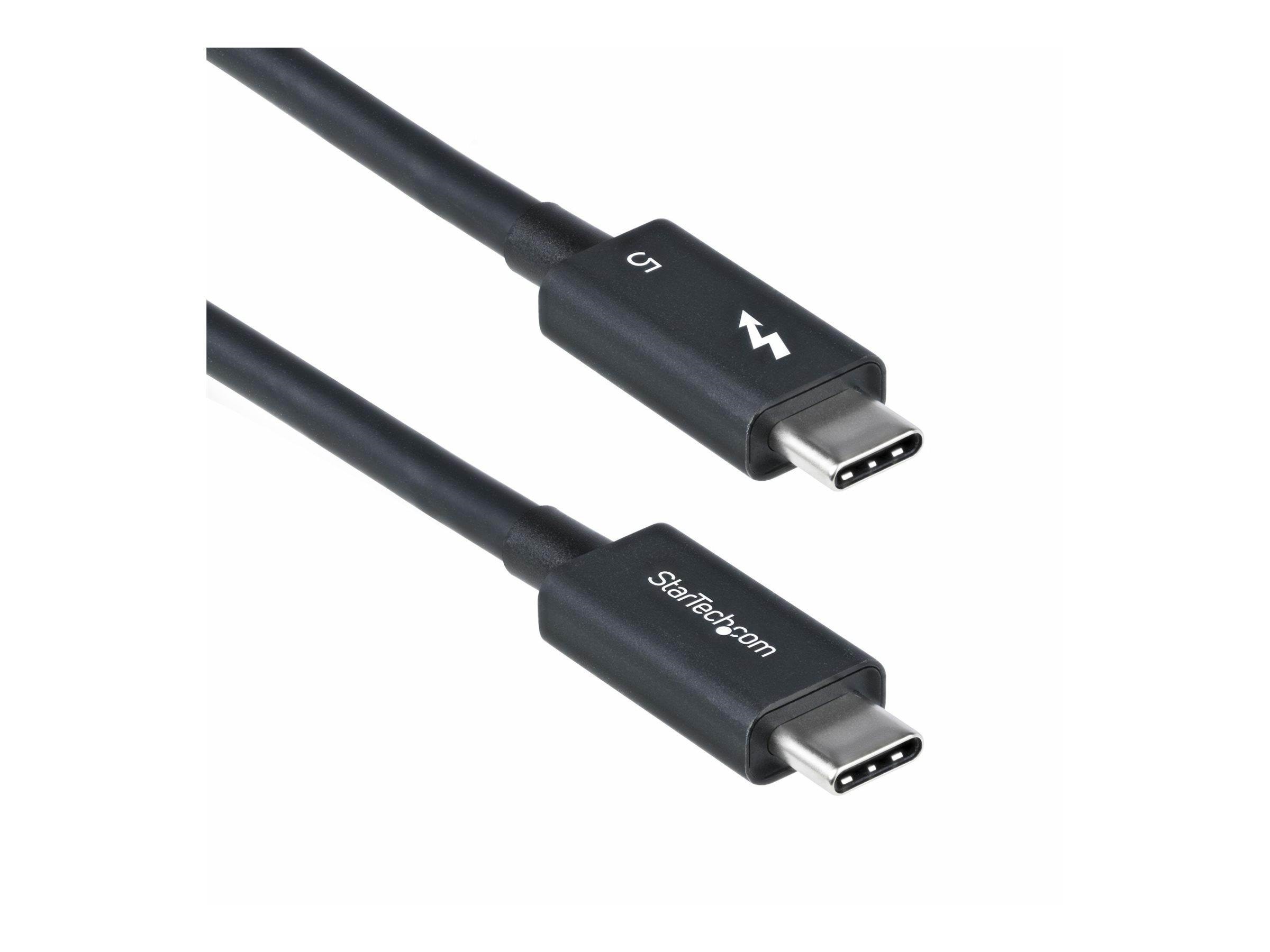 3ft (1m) Thunderbolt 5 Cable 80gbps/120gbps Certified - Thunderbolt Cable - Thunderbolt 5 to Thunderbolt 5 - 1 m - Firewire Thunderbolt Kabel