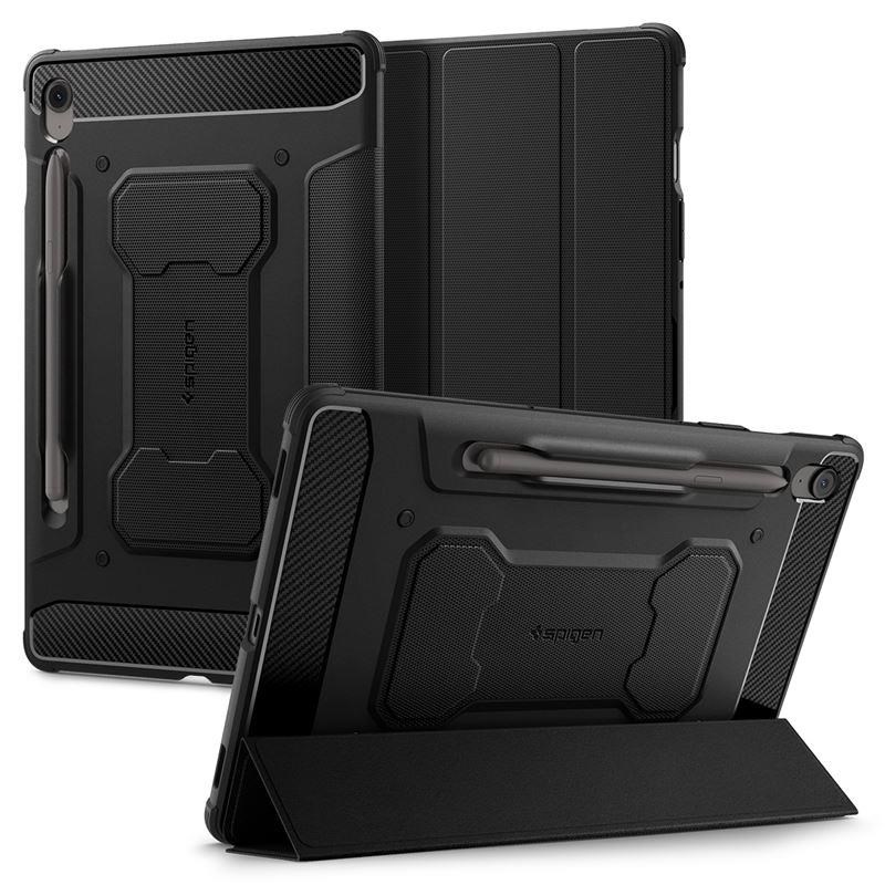 Spigen Rugged Armor Pro - Black - Samsung Galaxy Tab S10 FE - Tablets Cover Case