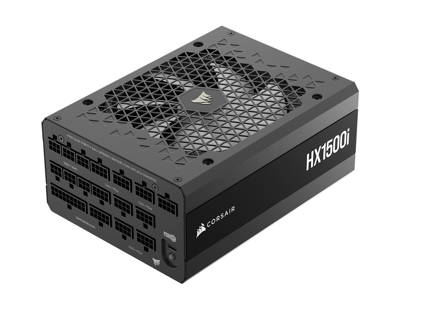 Corsair Hx1500i Netzteile - 1500 Watt - 140 mm - Atx 3.1 - 80 Plus Platinium Schwarz Cp-9020309-eu