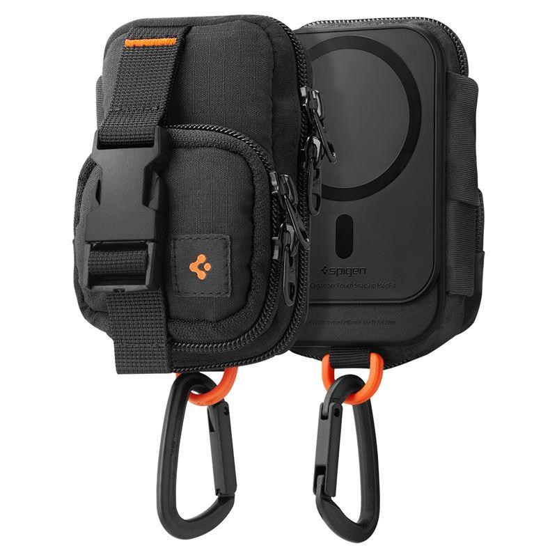 Spigen Portable Organizer Pouch Snapzip Magsafe - Black - Handys Anderes Zubehoer