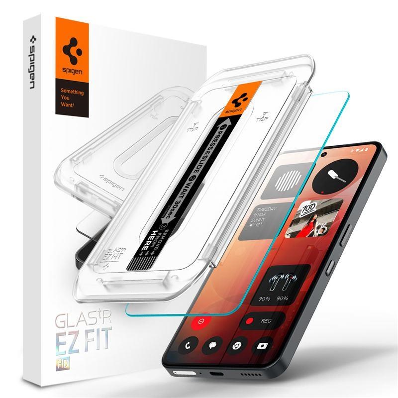 Spigen Glass tR EZ Fit HD 1 Pack - Transparency - Nothing Phone (3a)/(3a) Pro - Handys Schutzfolie Agl09429
