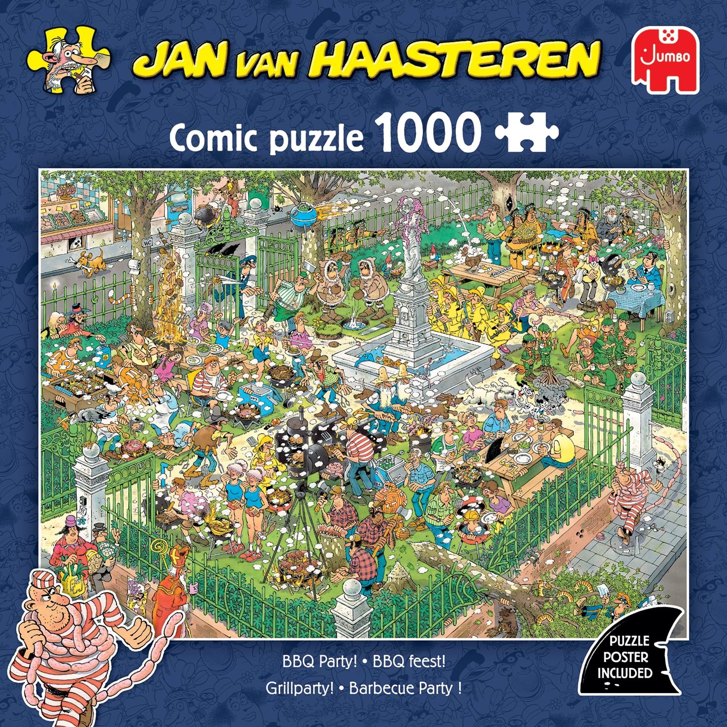 Jan Van Haasteren Bbq Party! (1000) - Puzzle