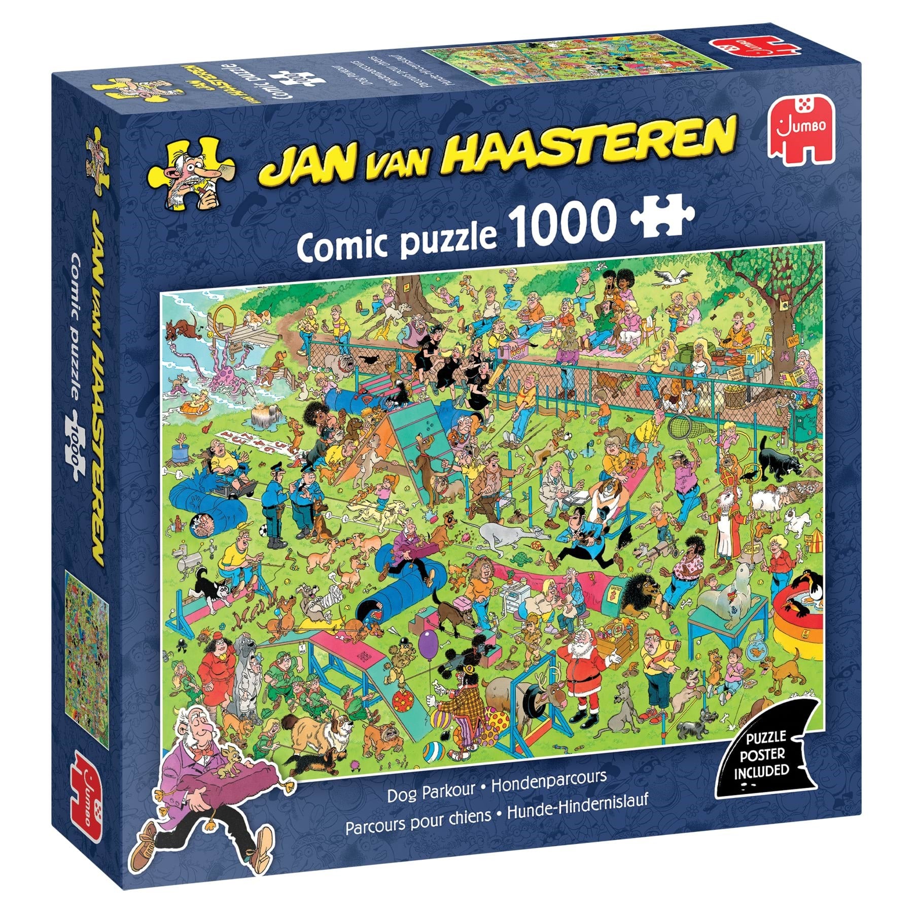 Jan Van Haasteren Dog Parkour (1000) - Puzzle