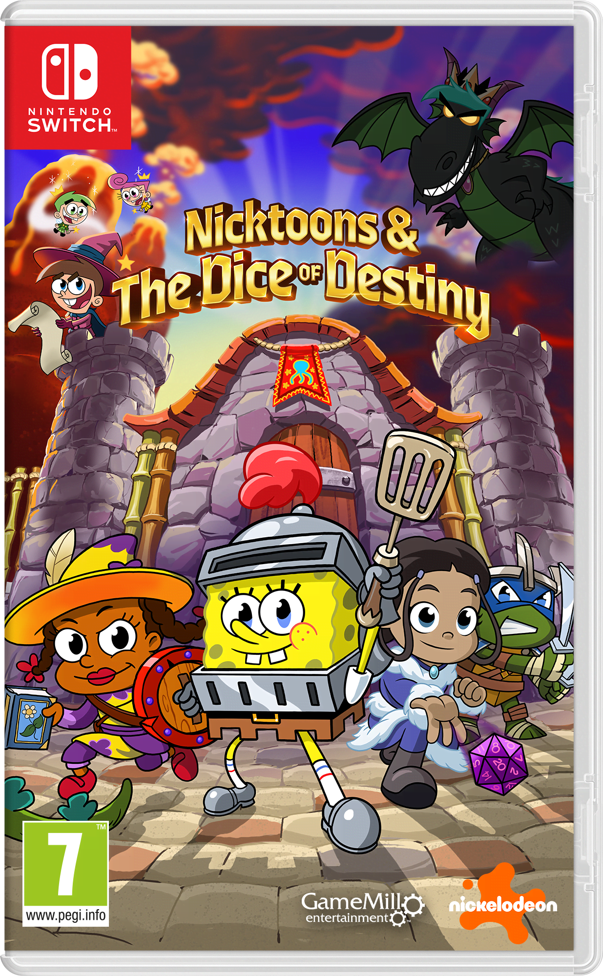 Nicktoons & The Dice of Destiny - Nintendo Switch - Abenteuer - Pegi 12 - Spiele 5060968302931