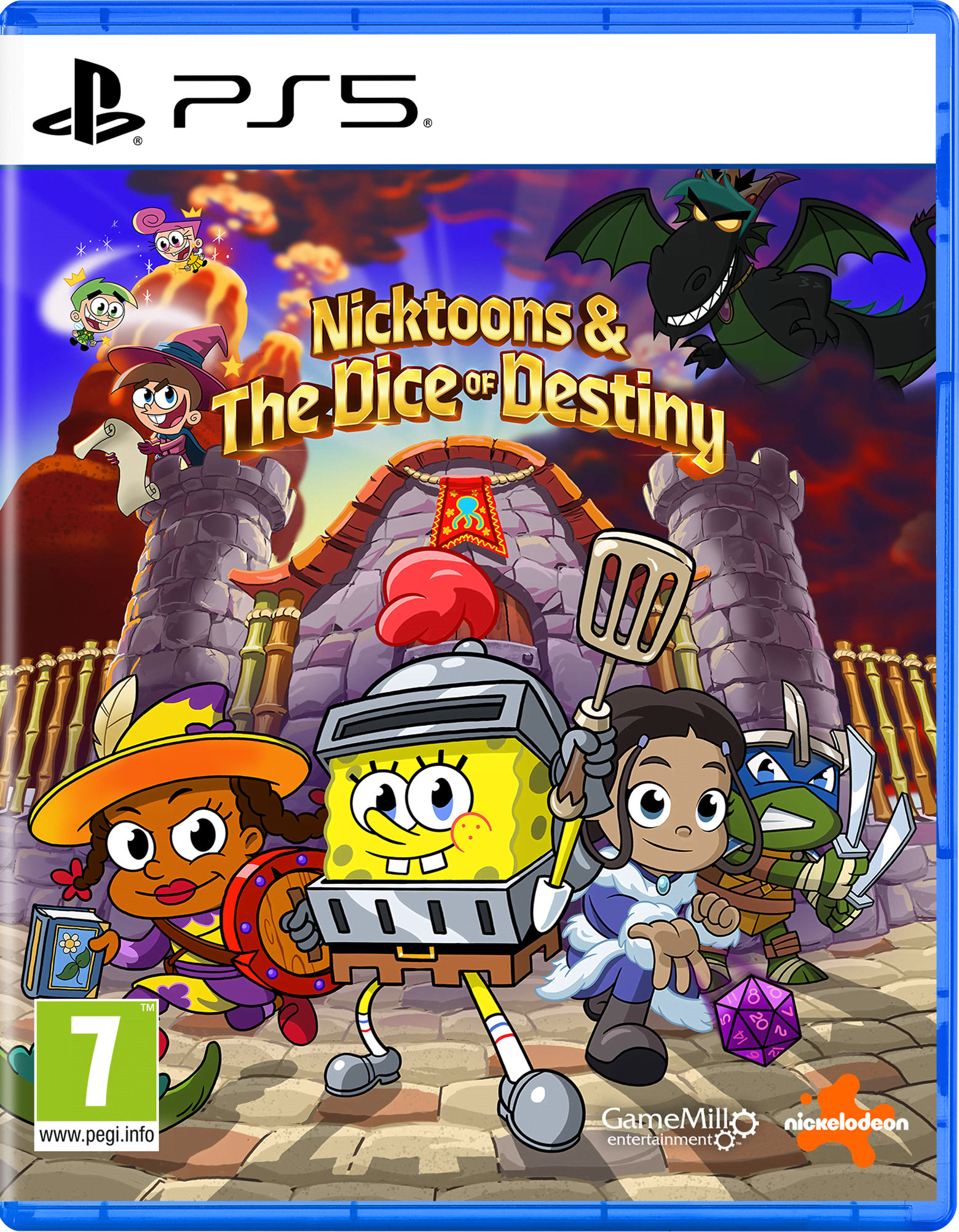 Nicktoons & The Dice of Destiny - Sony Playstation 5 - Abenteuer - Pegi 12 - Spiele