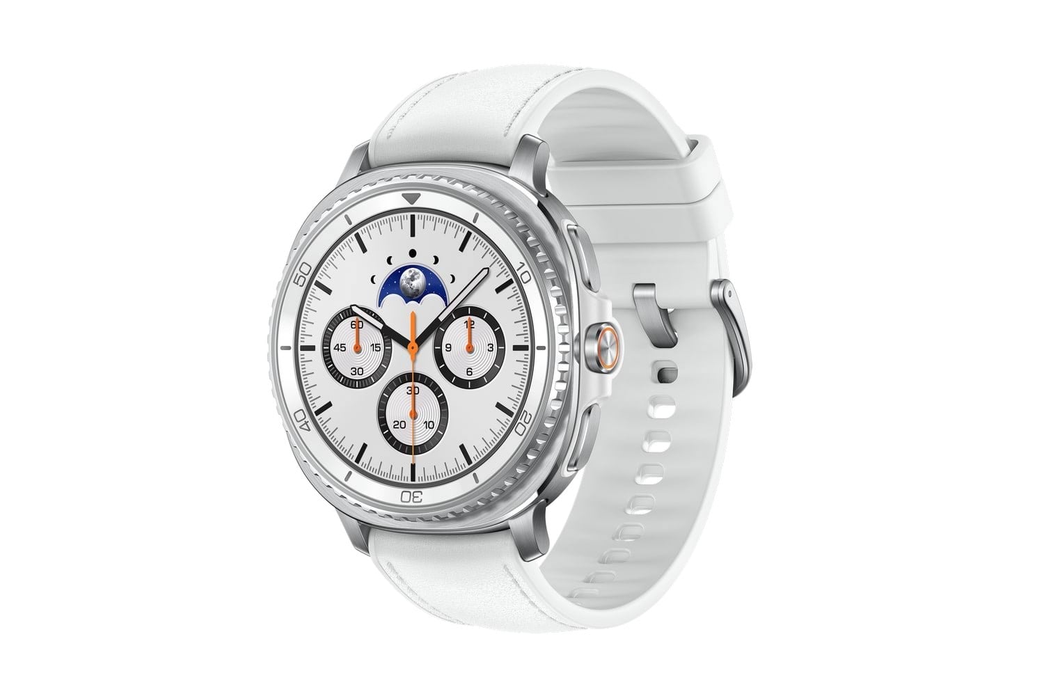 Samsung Galaxy Watch8 Classic Esim - White - Smartwatches Pulsuhren Sportuhren Schrittzaehler Sm-l505fzwaeub