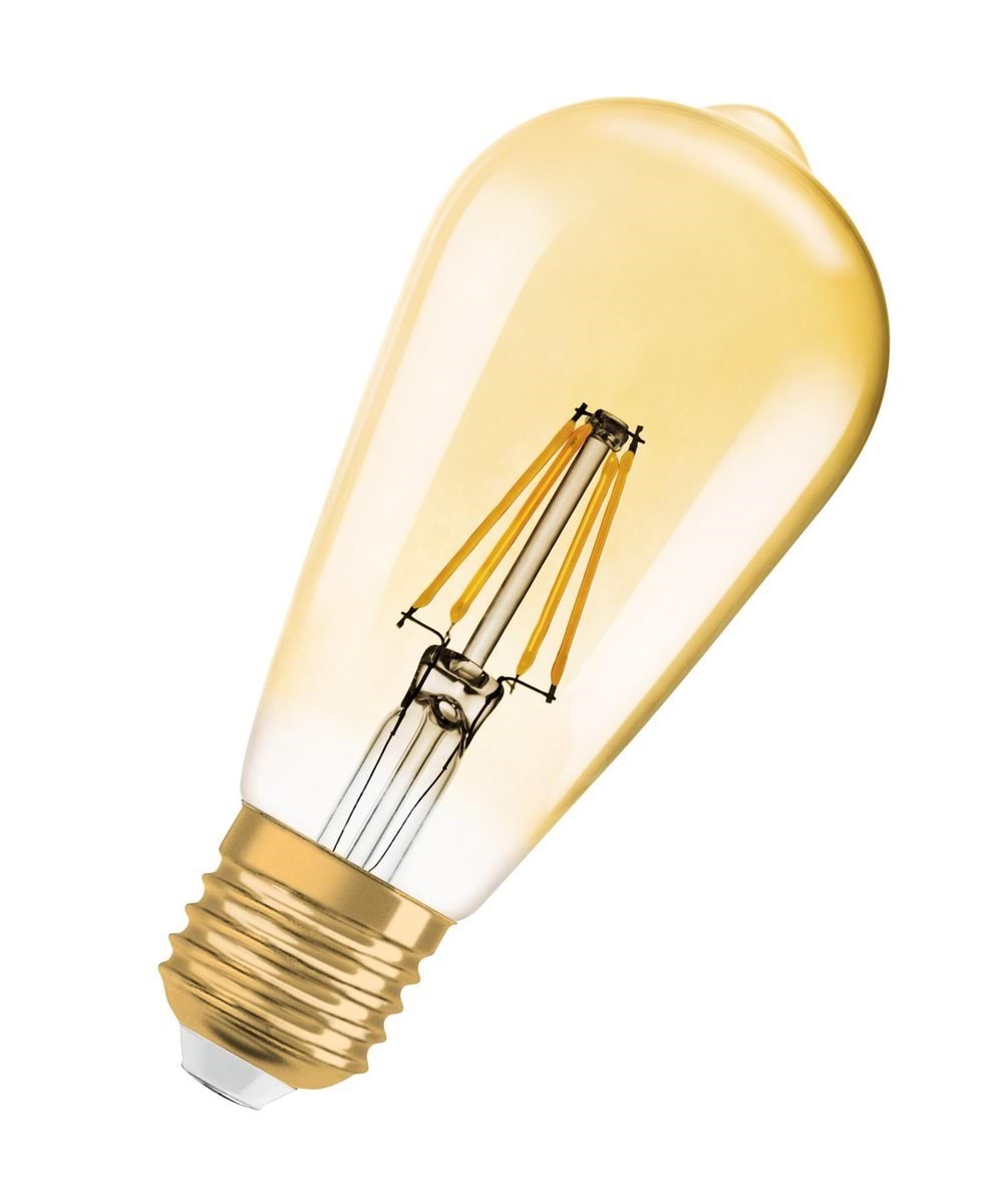 Osram Led-lampe Vintage 1906 Edison Filament 725lm 6.5w/824 (55w) Gold Dimmable E27 - Led Birnen