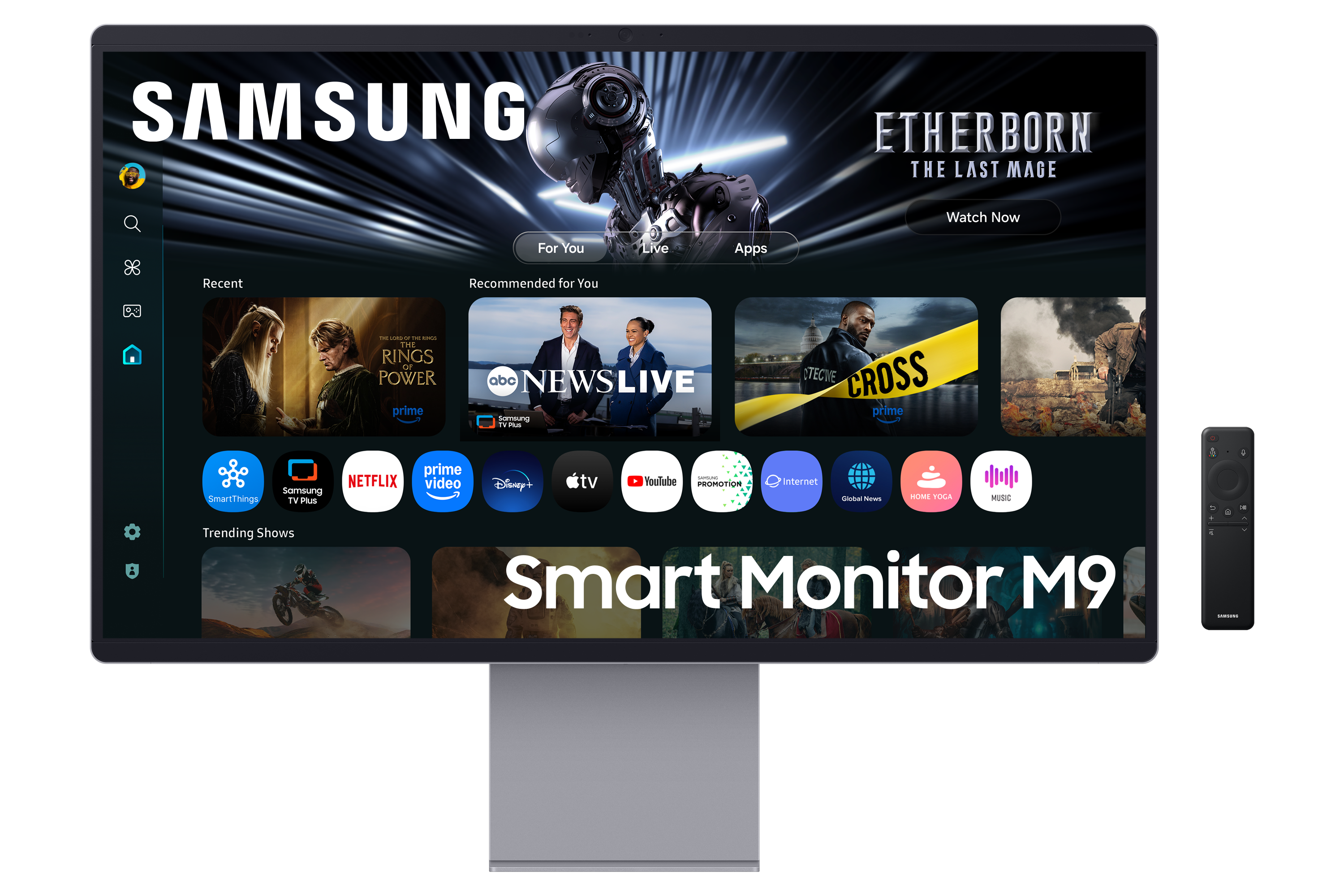 32" Samsung S32fm902su - 3840x2160 (4K) - 165hz - Oled - 90w Usb-c - Bildschirm Ls32fm902suxen