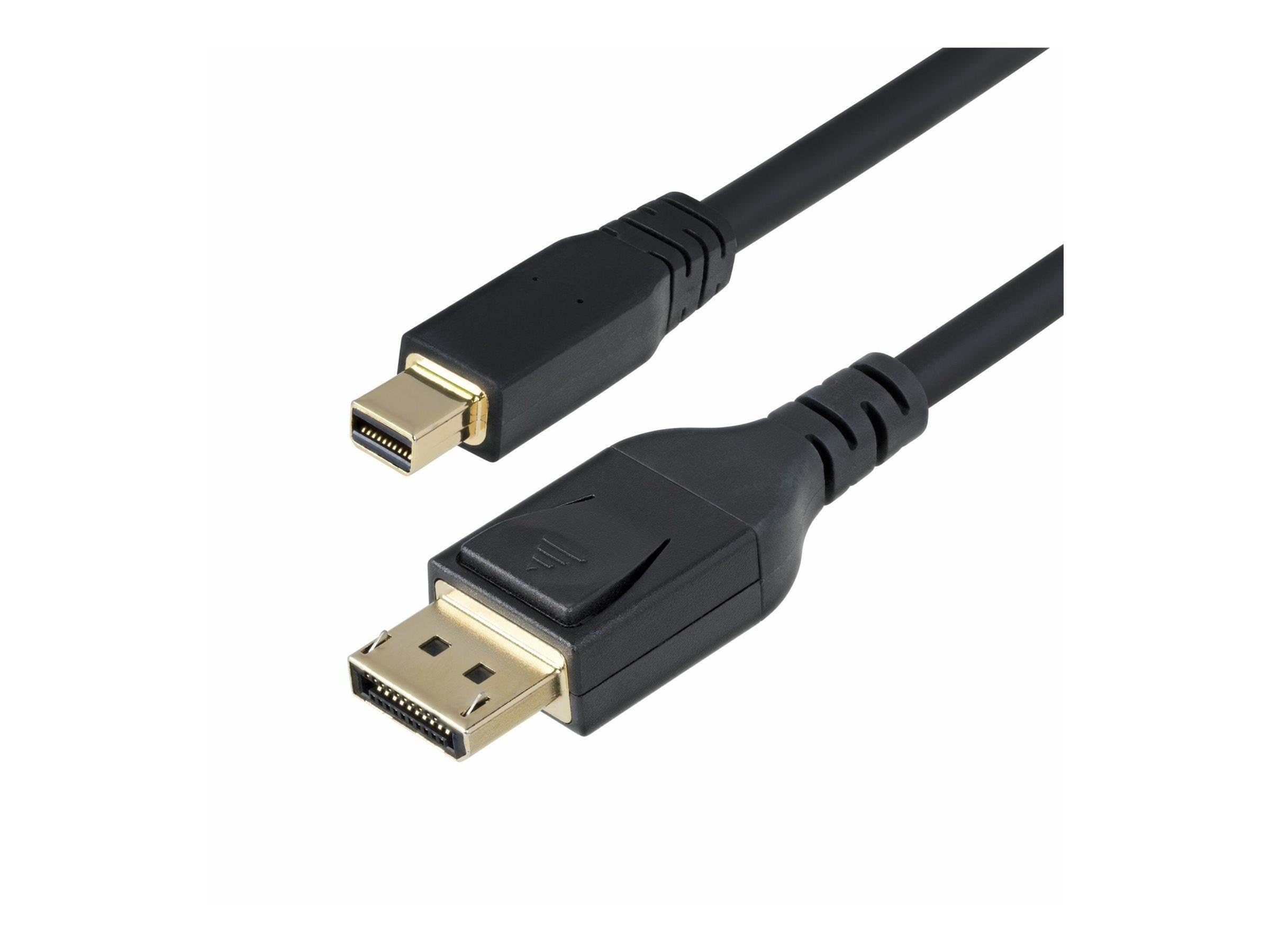 Mini DP to Displayport 1.4 Cable 8K 60hz Hbr3 4K - Displayport Cable - Mini Displayport to Displayport - 3.1 m - Display Kabel