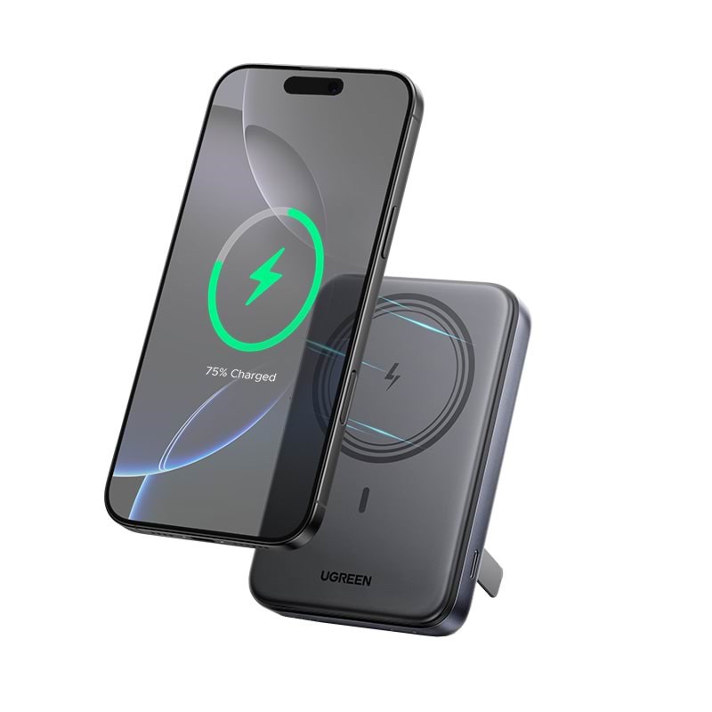 Ugreen 10000mah Magnetic Wireless Power Bank 20w PD Usb-c Input/output 7.5W Wireless Charging - 10000 Mah - Powerbank Akku 55140-ug