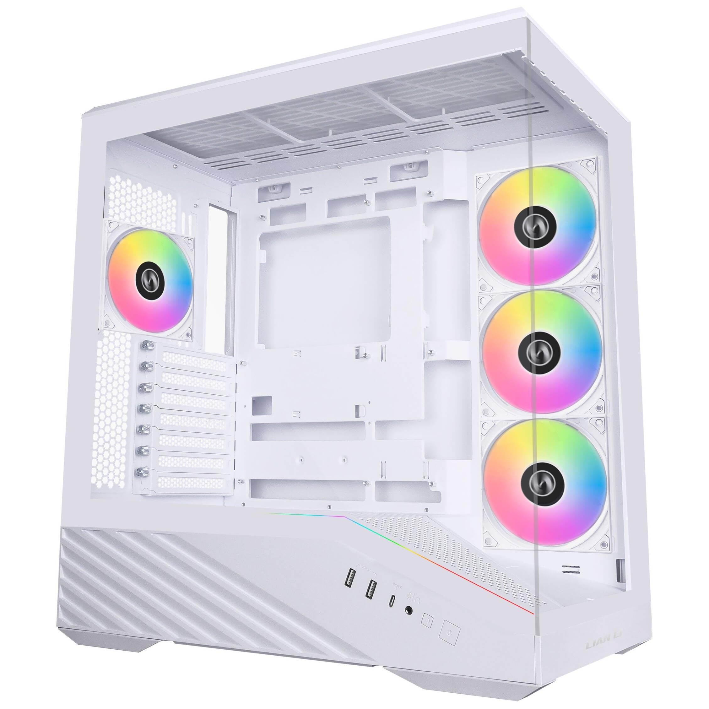 Lian Li V100 White (4x Argb Fans) - Gehäuse - Miditower - Weiß - Gehaeuse