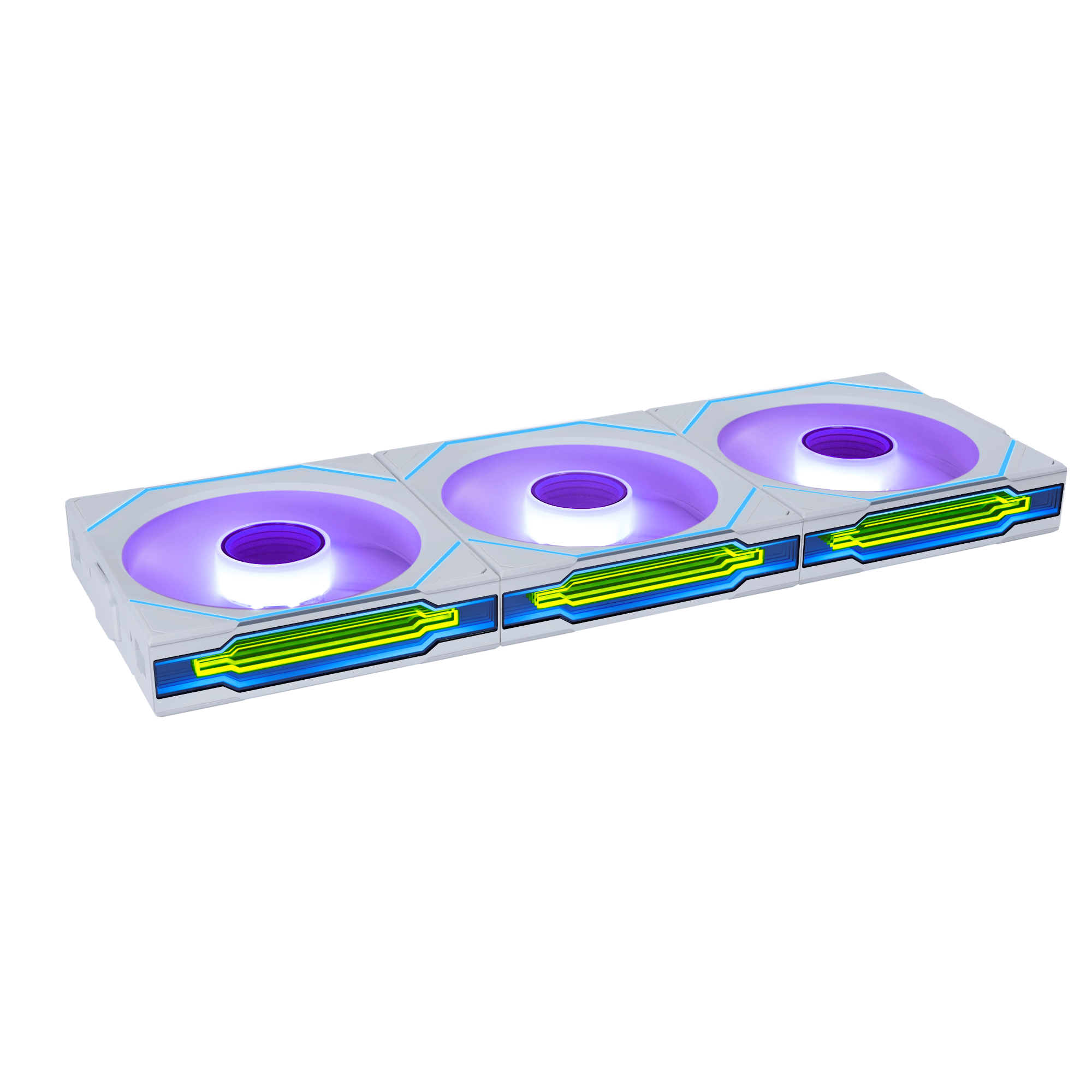 Lian Li Uni Fan SL Inf Wireless Reverse 3 Pack White - 120mm - Gehäuselüfter - 120mm - Weiß Mit Rgb Led - 32 Dba - Gehaeuseluefter