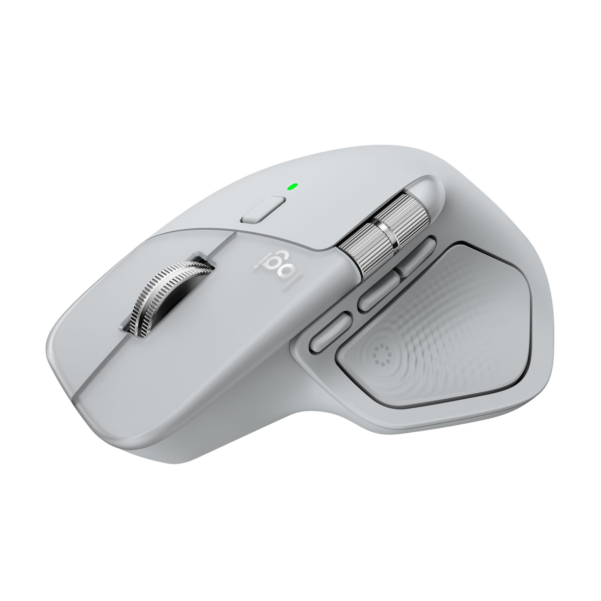 Logitech MX Master 4 For Mac (Pale Grey) - Ergonomische Maus (Weiß) 910-007576